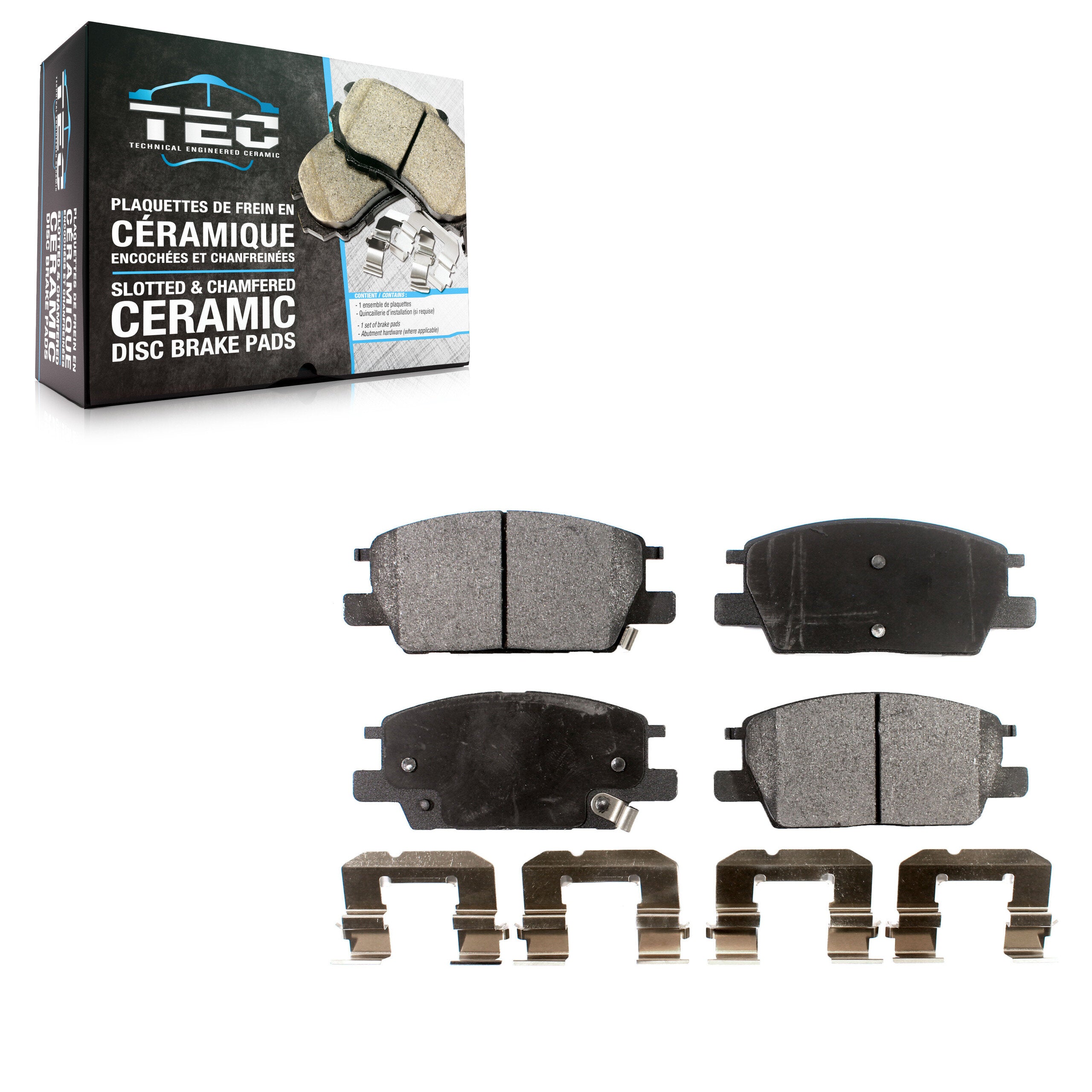 TEC TEC-1913 Disc Brake Pad for 2016-2020 Chevrolet Equinox, Buick Regal Sportback, Buick Regal TourX - Front