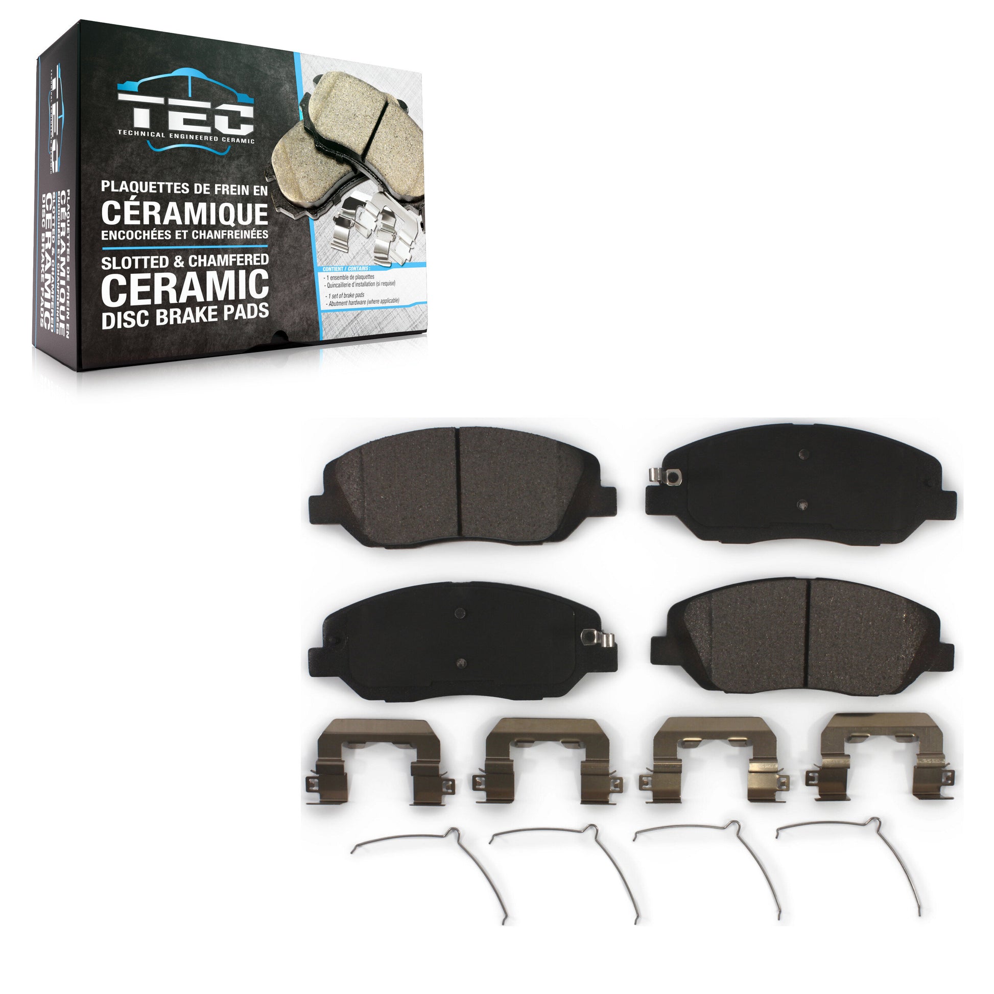 TEC TEC-1917 Disc Brake Pad for 2017-2019 Hyundai Santa Fe, Hyundai Santa Fe XL - Front