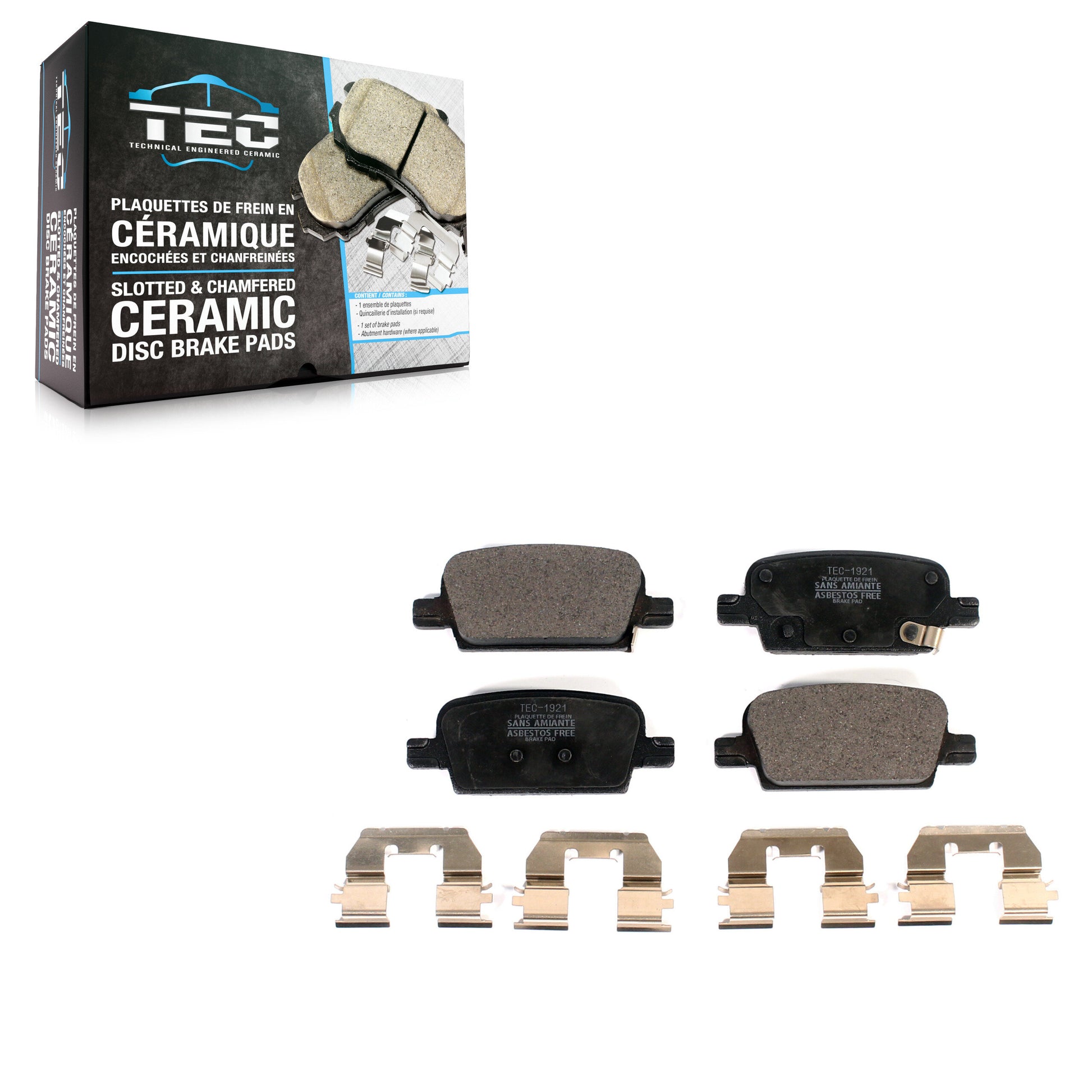 TEC TEC-1921 Disc Brake Pad for 2016-2022 Chevrolet Malibu - Rear