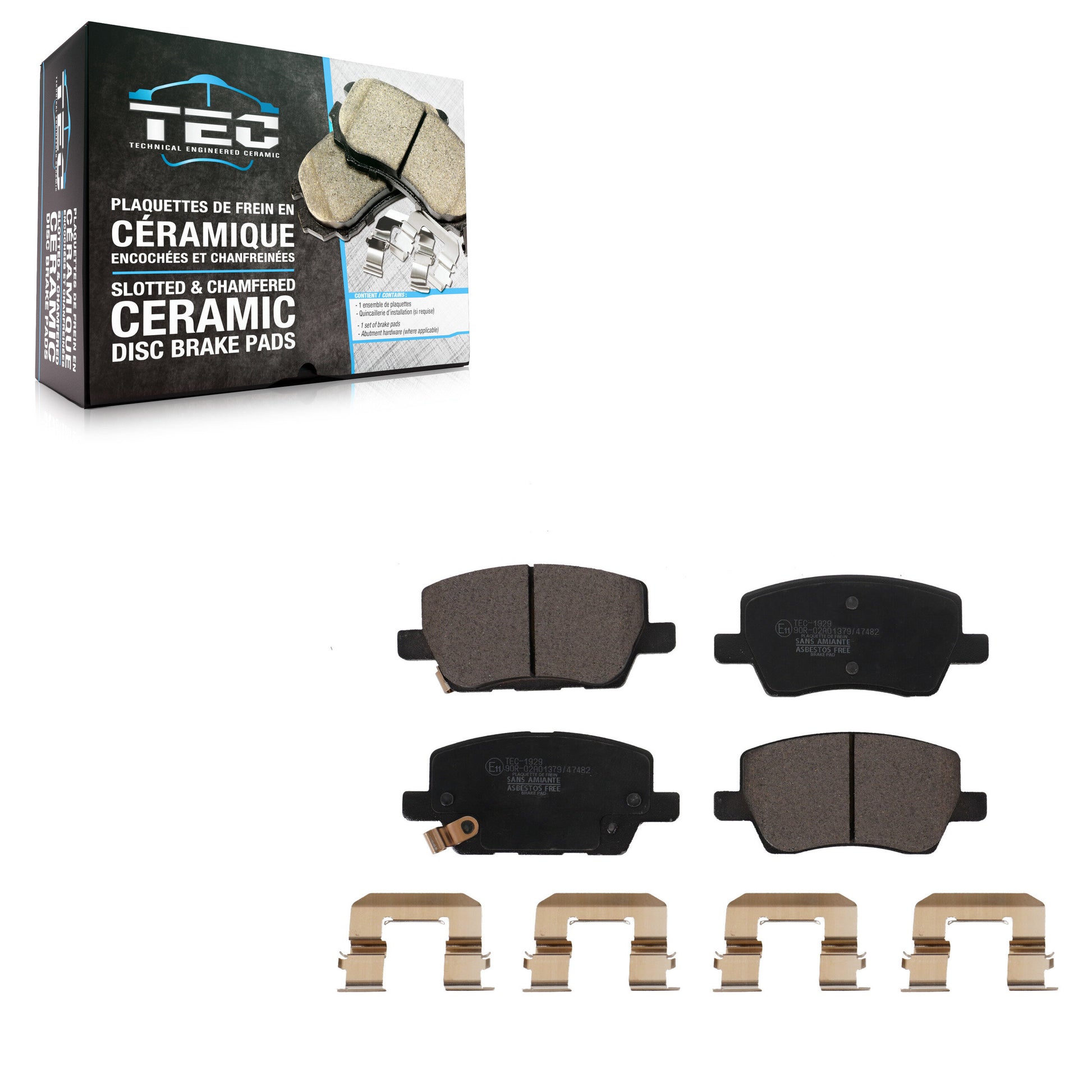 TEC TEC-1929 Disc Brake Pad for 2018-2020 Chevrolet Sonic - Front