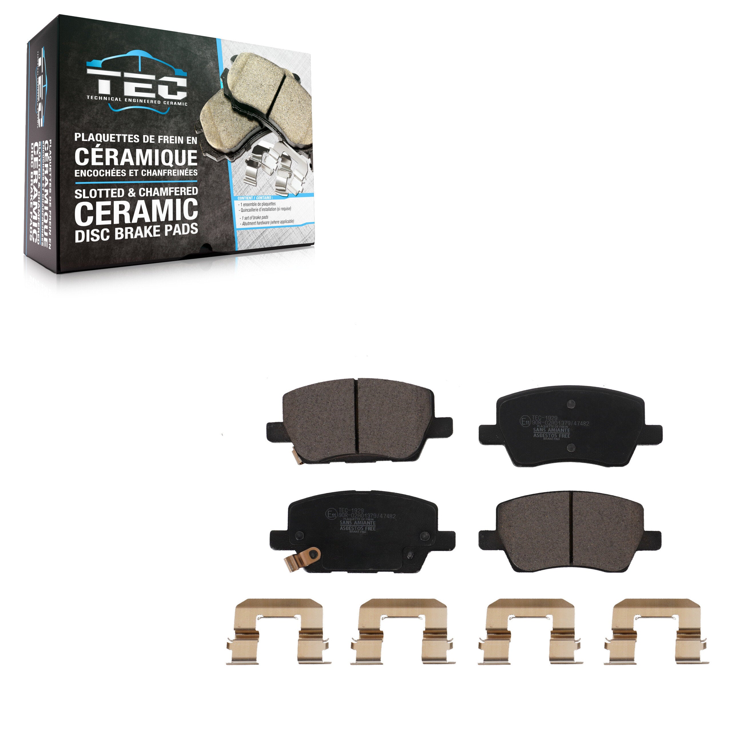 TEC TEC-1929 Disc Brake Pad for 2018-2020 Chevrolet Sonic - Front