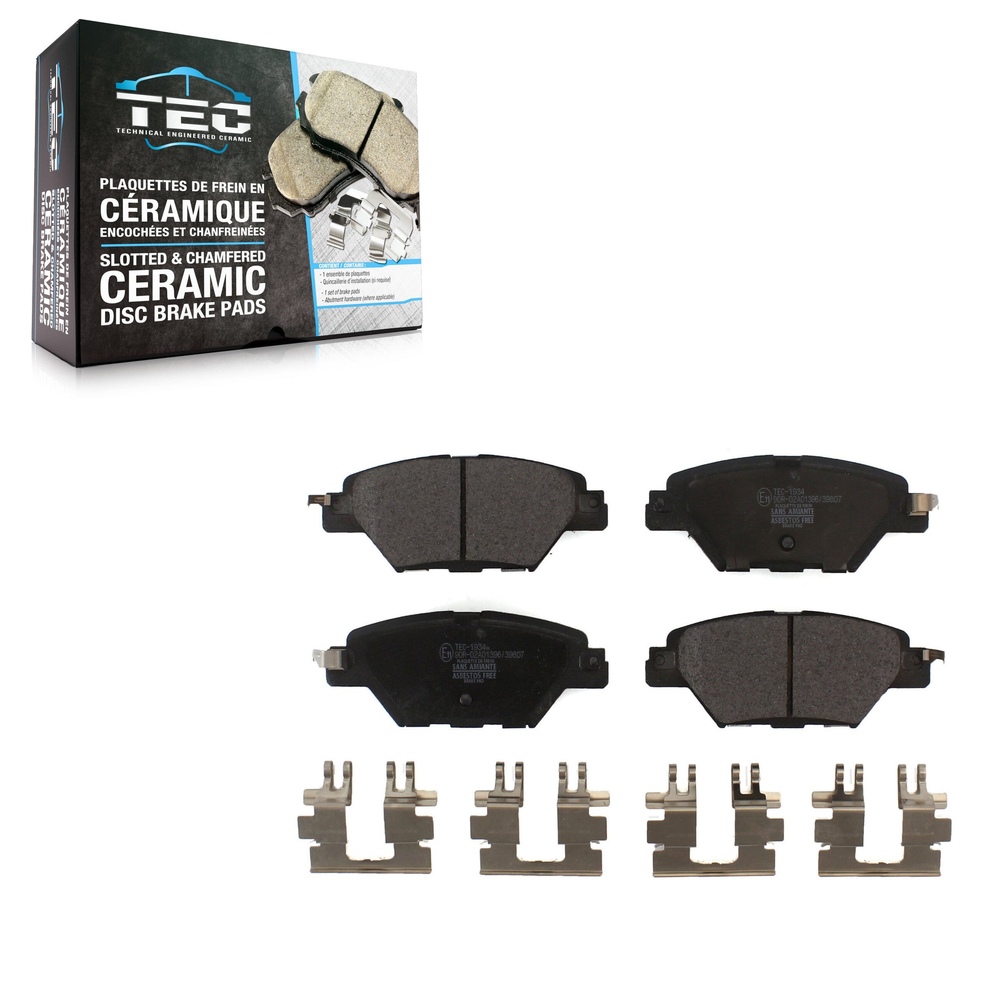 TEC TEC-1934 Disc Brake Pad for 2016-2023 Mazda CX-9 - Rear