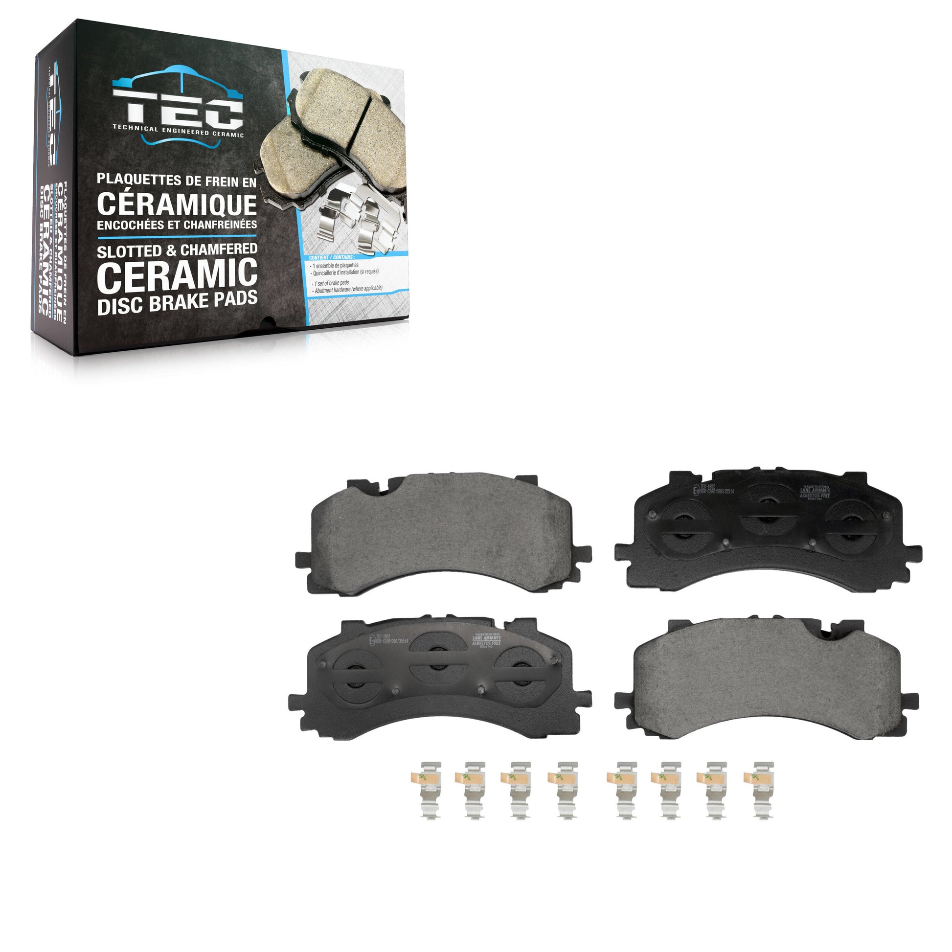 TEC TEC-1952 Disc Brake Pad for 2019-2021 Audi S6, Audi S7, Audi S8 - Front