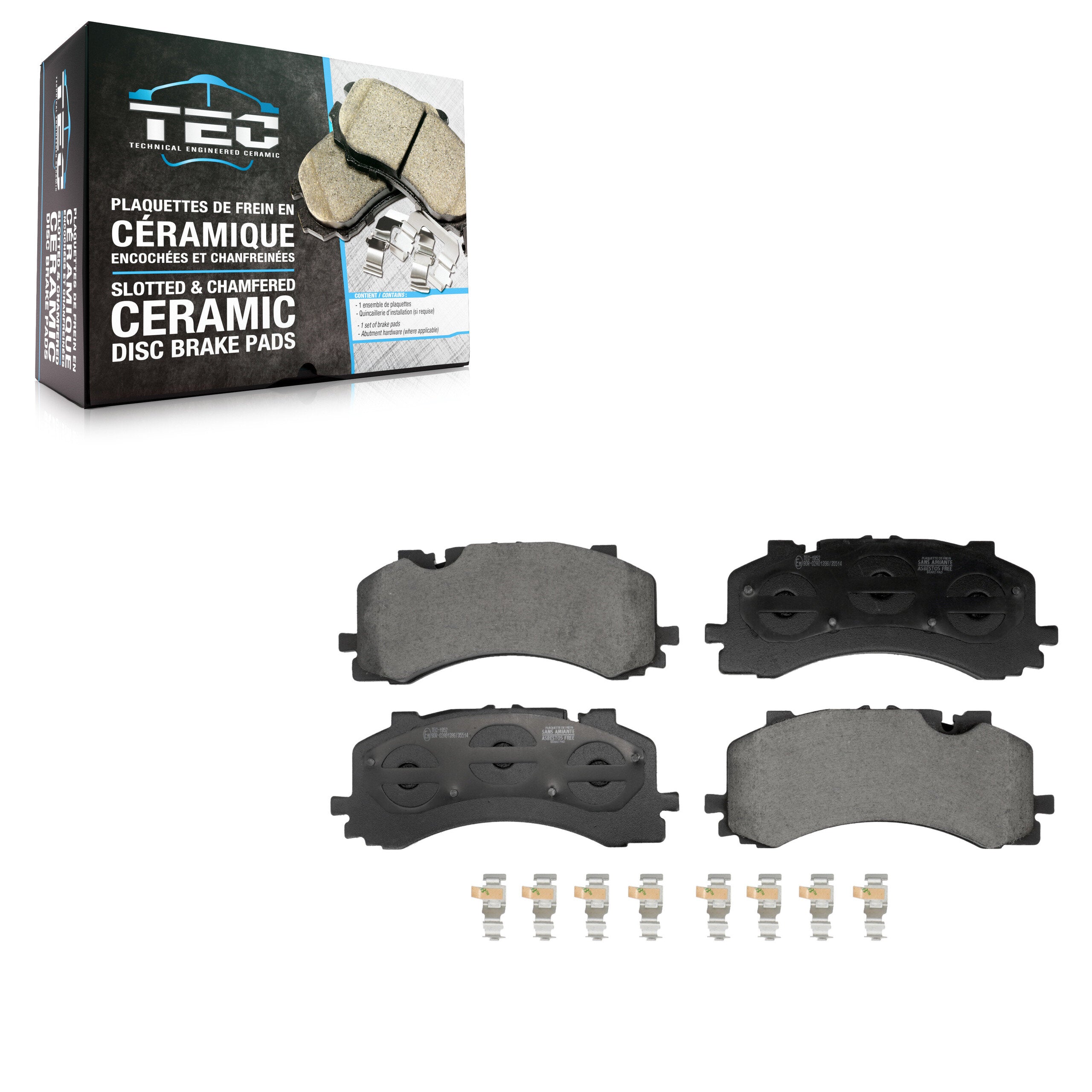 TEC TEC-1952 Disc Brake Pad for 2019-2021 Audi S6, Audi S7, Audi S8 - Front