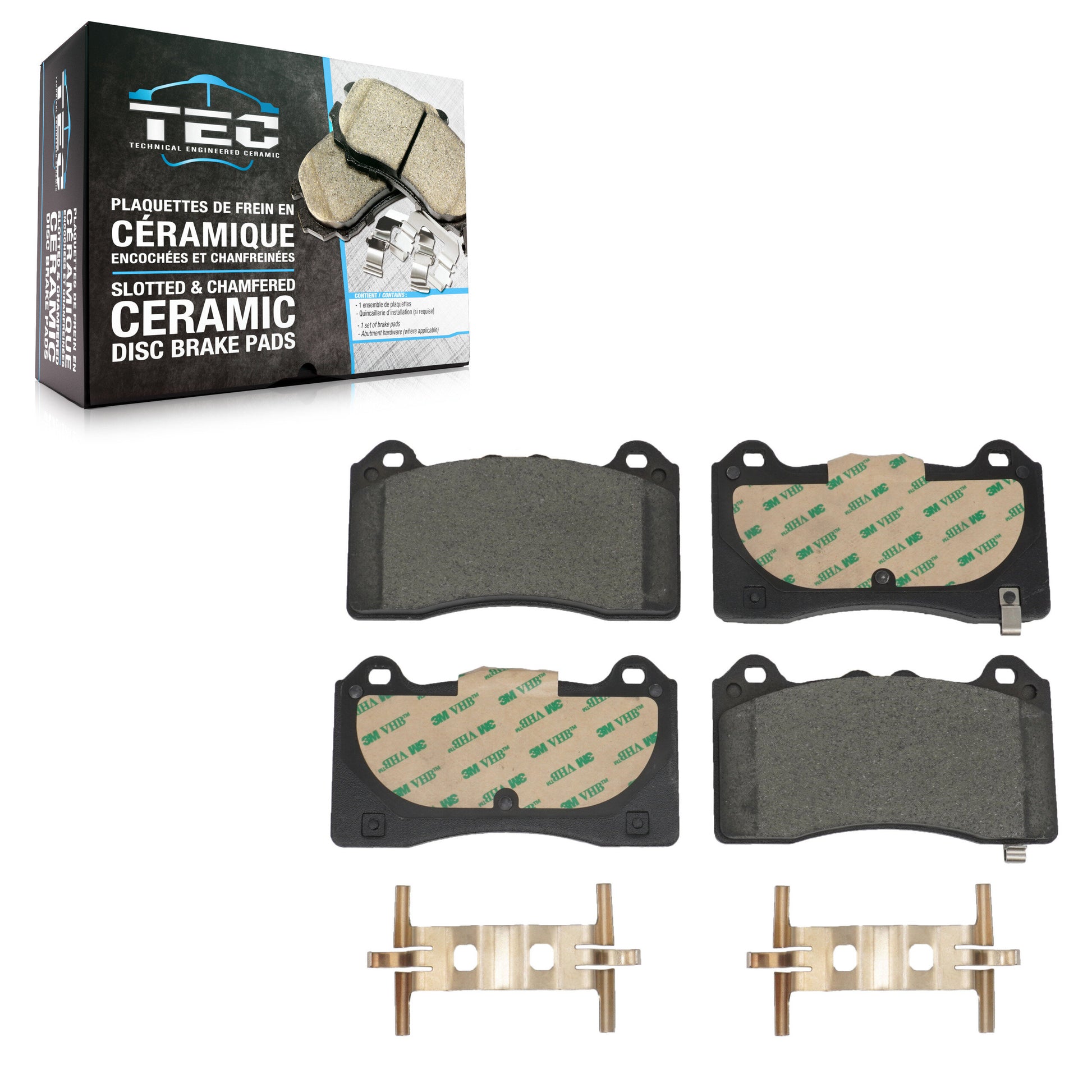 TEC TEC-1977 Disc Brake Pad for 2016-2018 Ford Focus - Front