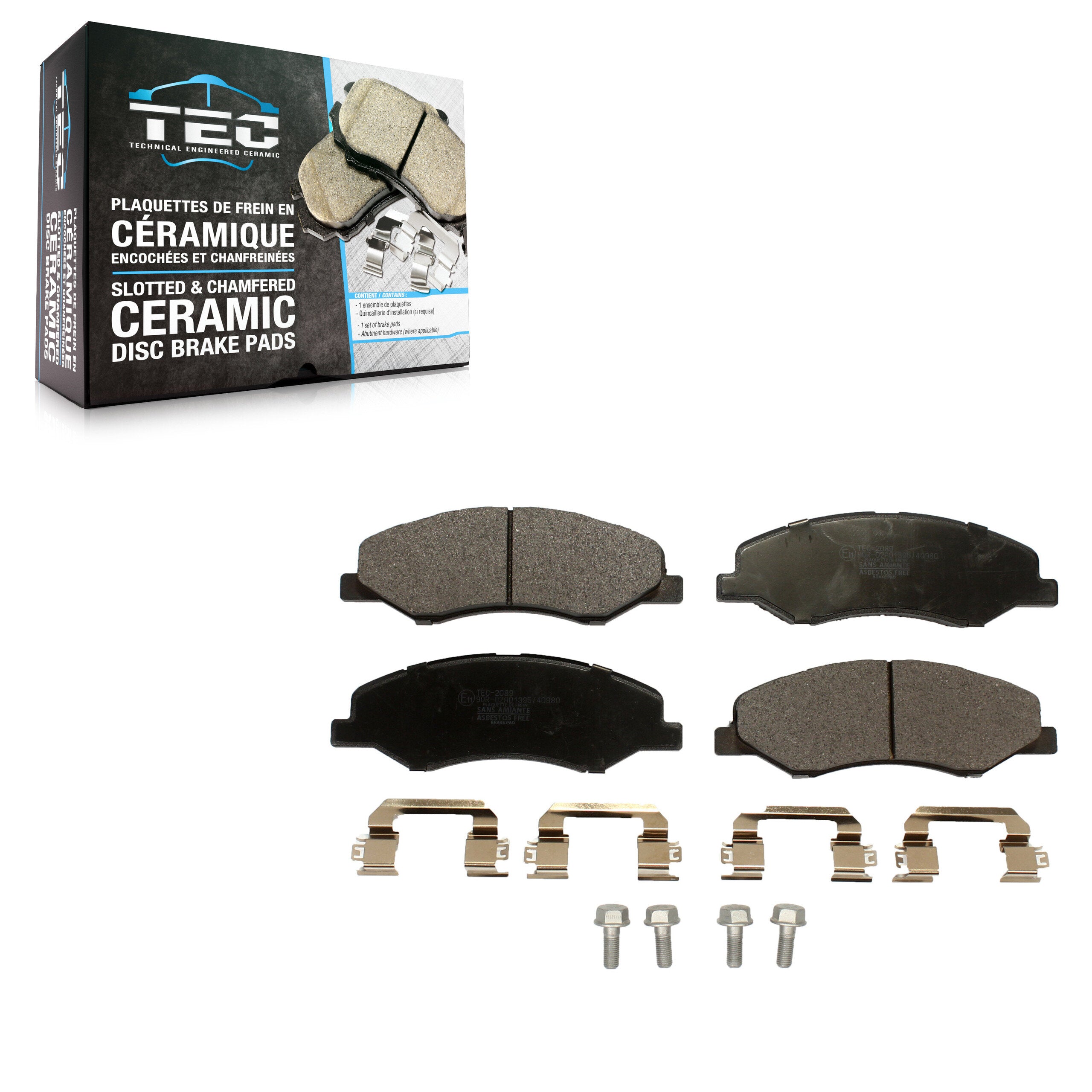 TEC TEC-2089 Disc Brake Pad for 2018-2023 Honda Odyssey - Front