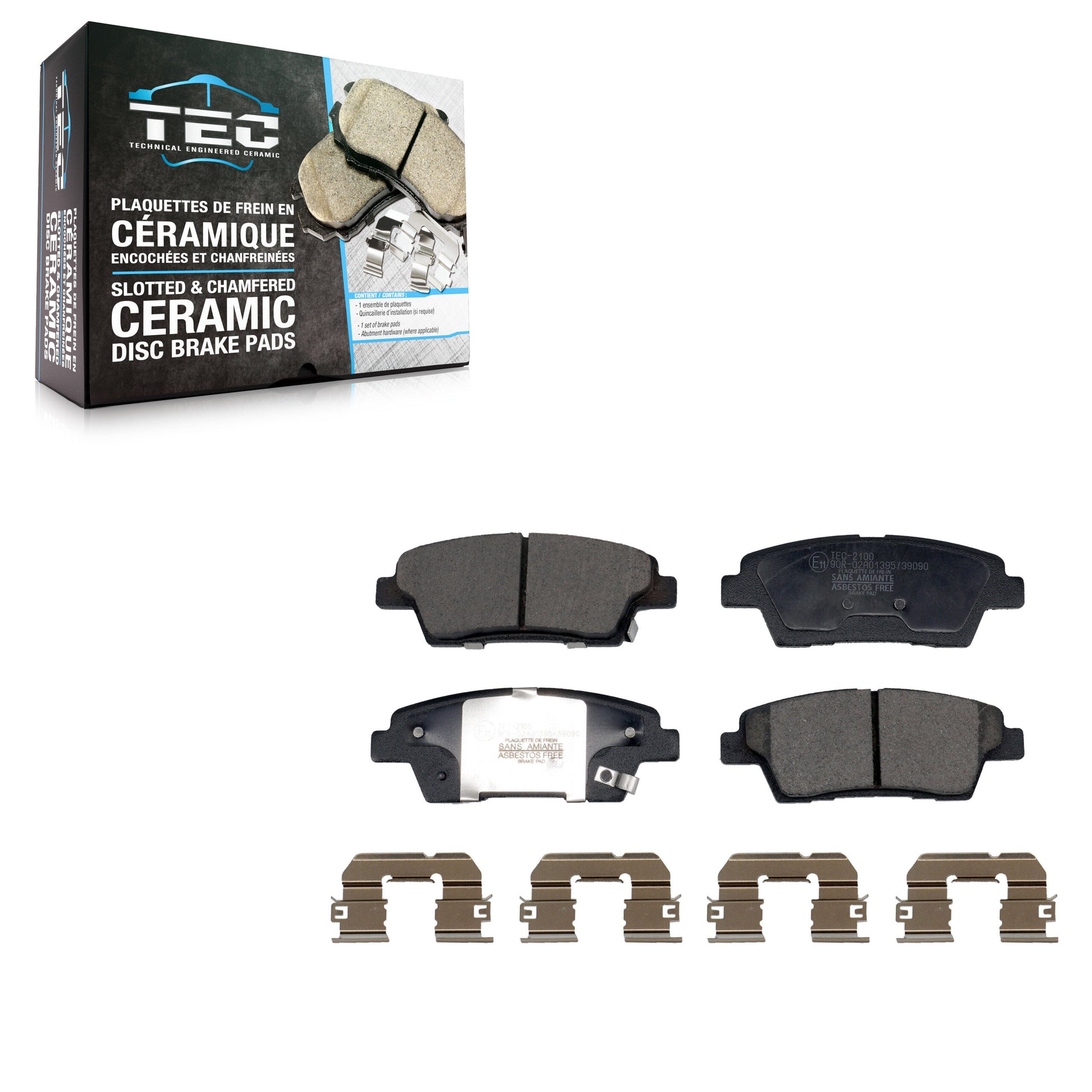 TEC TEC-2100 Disc Brake Pad for 2018-2020 Genesis G80 - Rear
