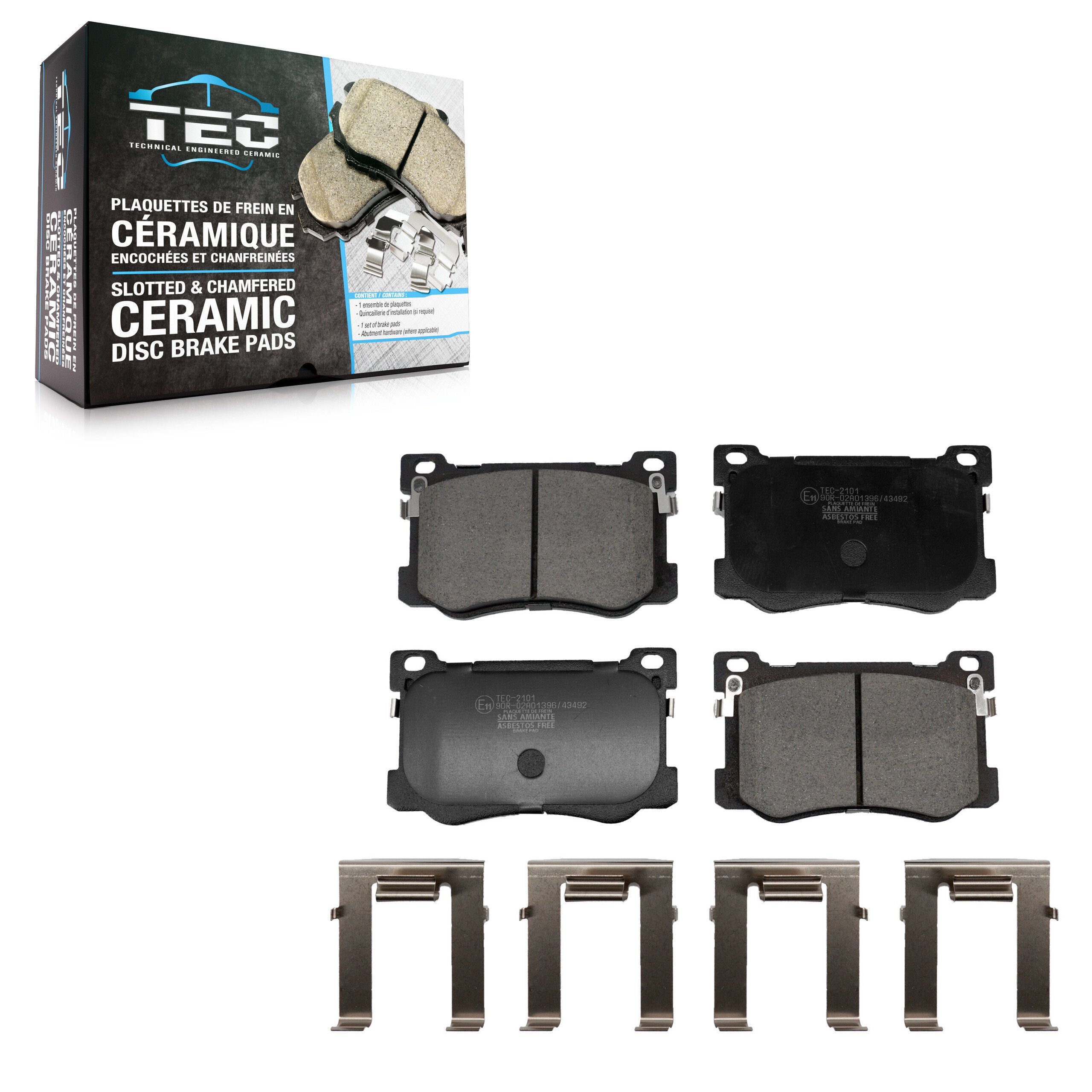 TEC TEC-2101 Disc Brake Pad for 2018-2020 Genesis G80 - Front