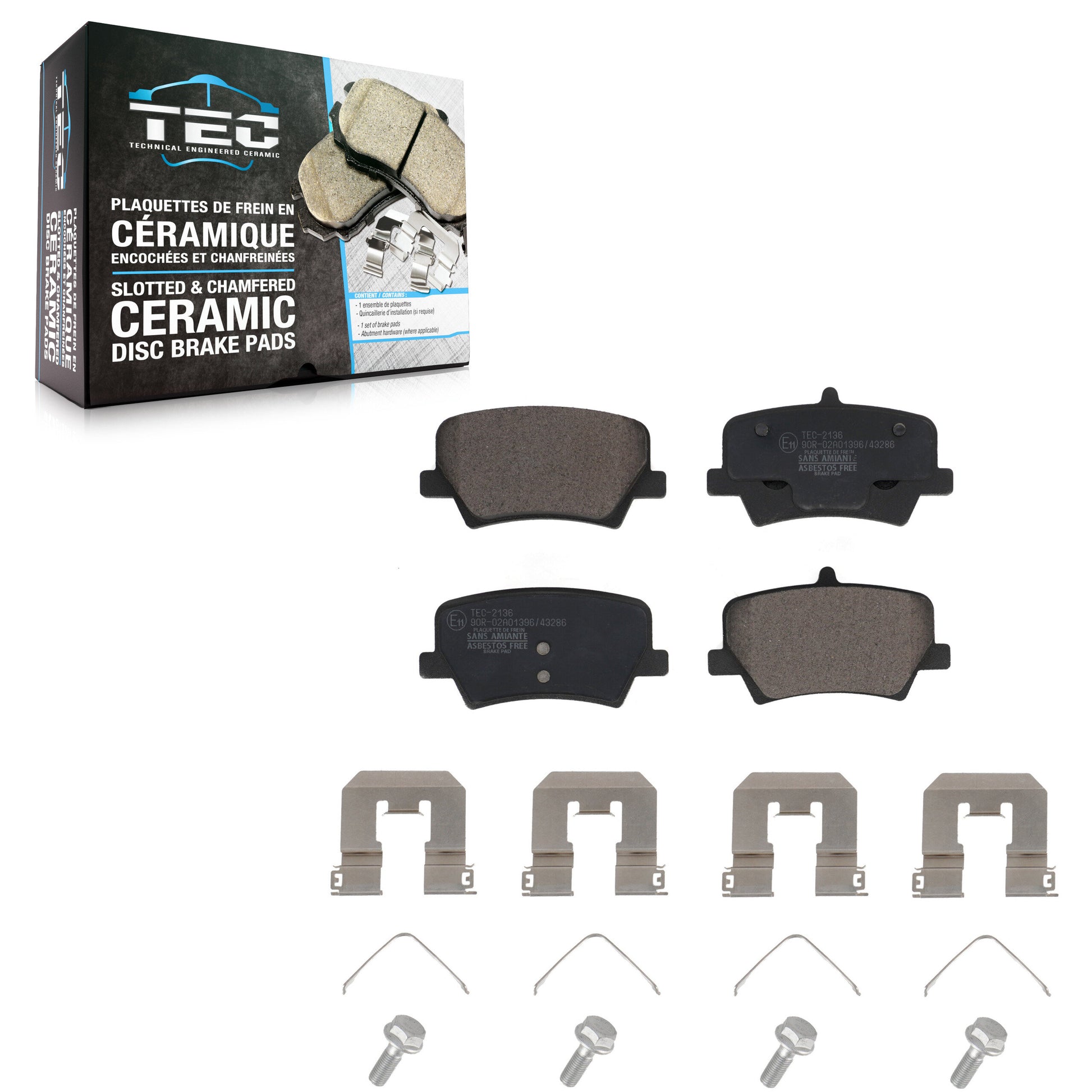 TEC TEC-2136 Disc Brake Pad for 2019-2023 Volvo XC40 - Rear