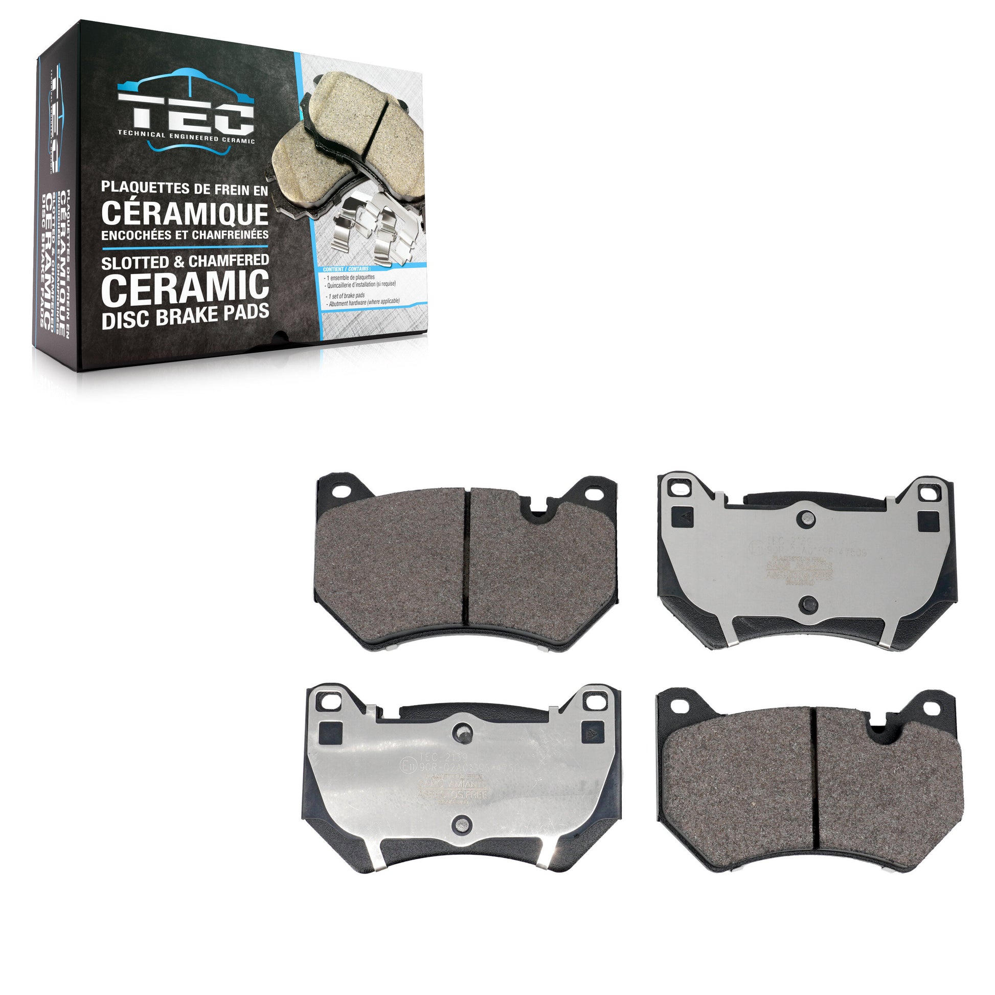 TEC TEC-2139 Disc Brake Pad for 2018-2023 Audi Q5, Audi Q5 Sportback - Front