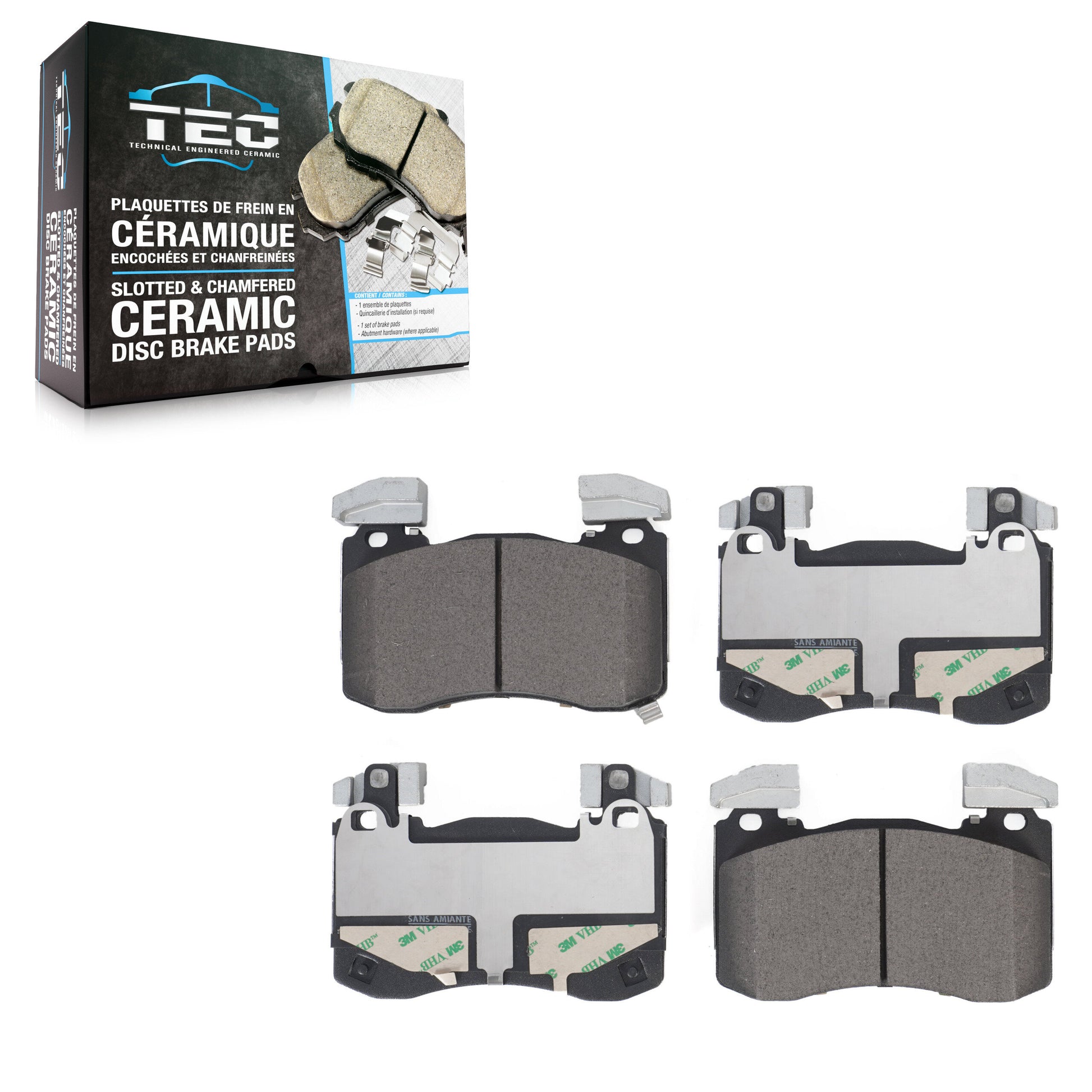 TEC TEC-2145 Disc Brake Pad for 2018-2025 Genesis G70, Kia Stinger - Front