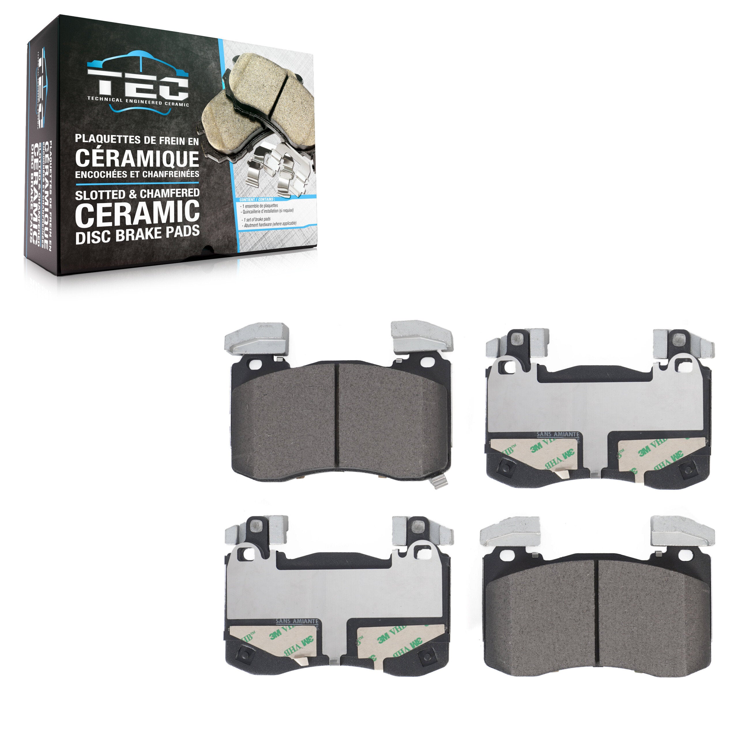 TEC TEC-2145 Disc Brake Pad for 2018-2025 Genesis G70, Kia Stinger - Front