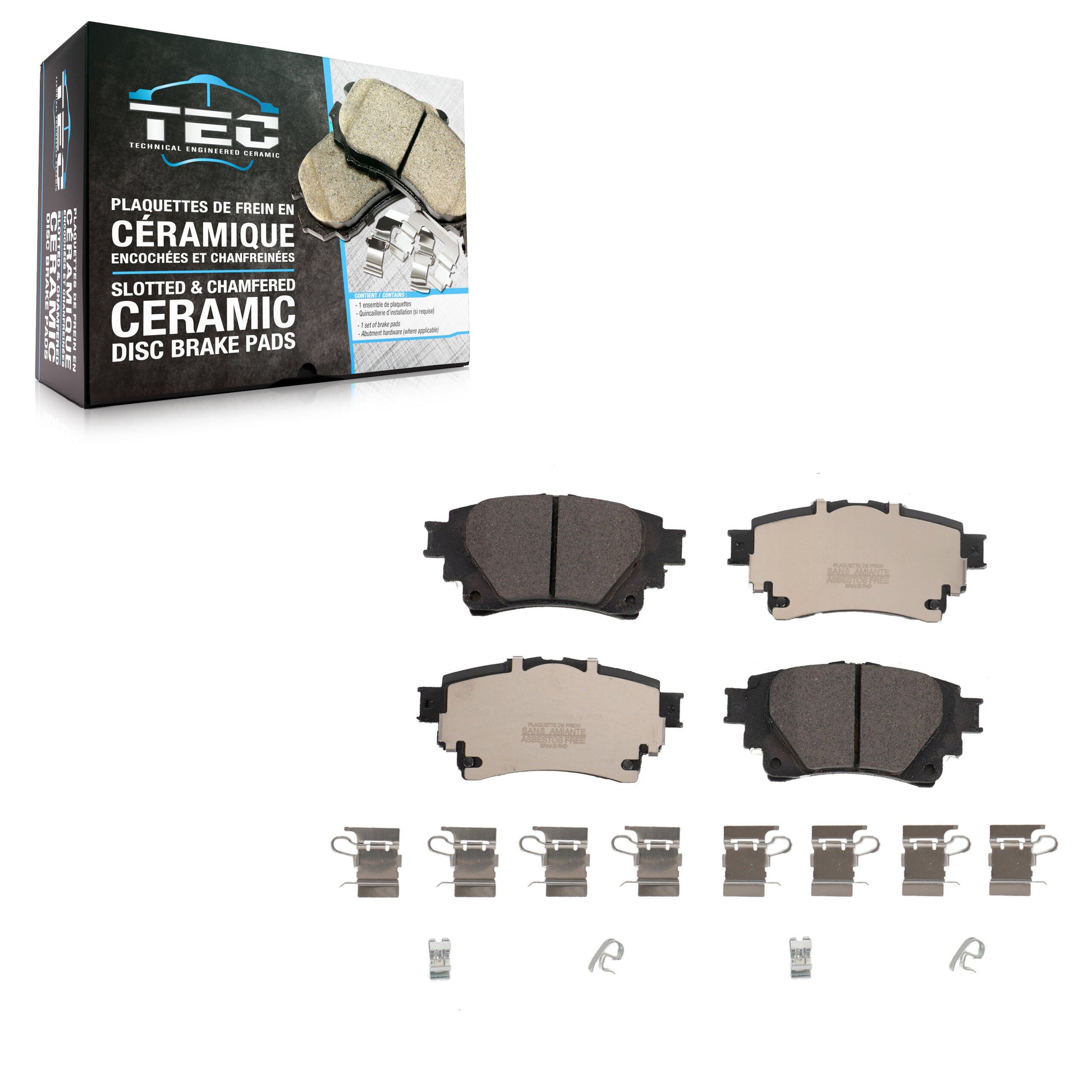 TEC TEC-2183 Disc Brake Pad for 2019-2025 Toyota Corolla - Rear
