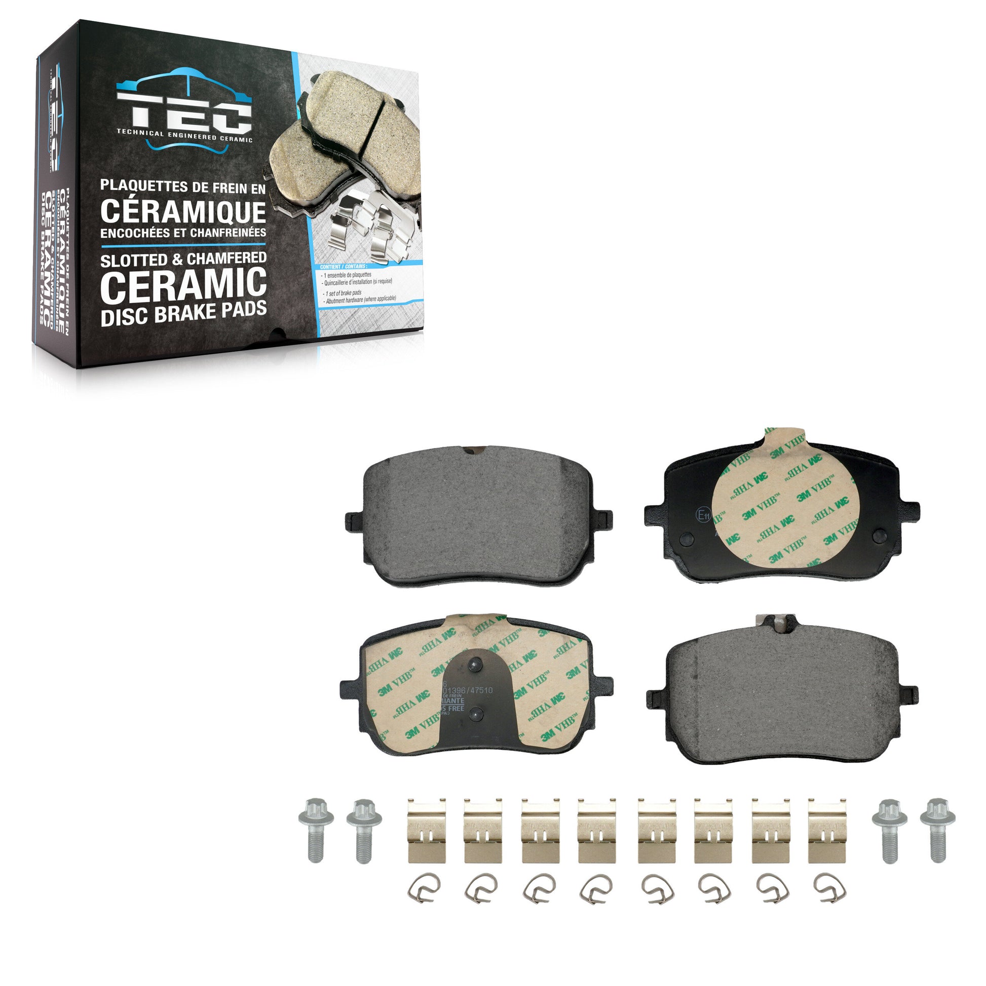 TEC TEC-2206 Disc Brake Pad for 2019-2023 Mercedes-Benz CLA250, Mercedes-Benz A220 - Front