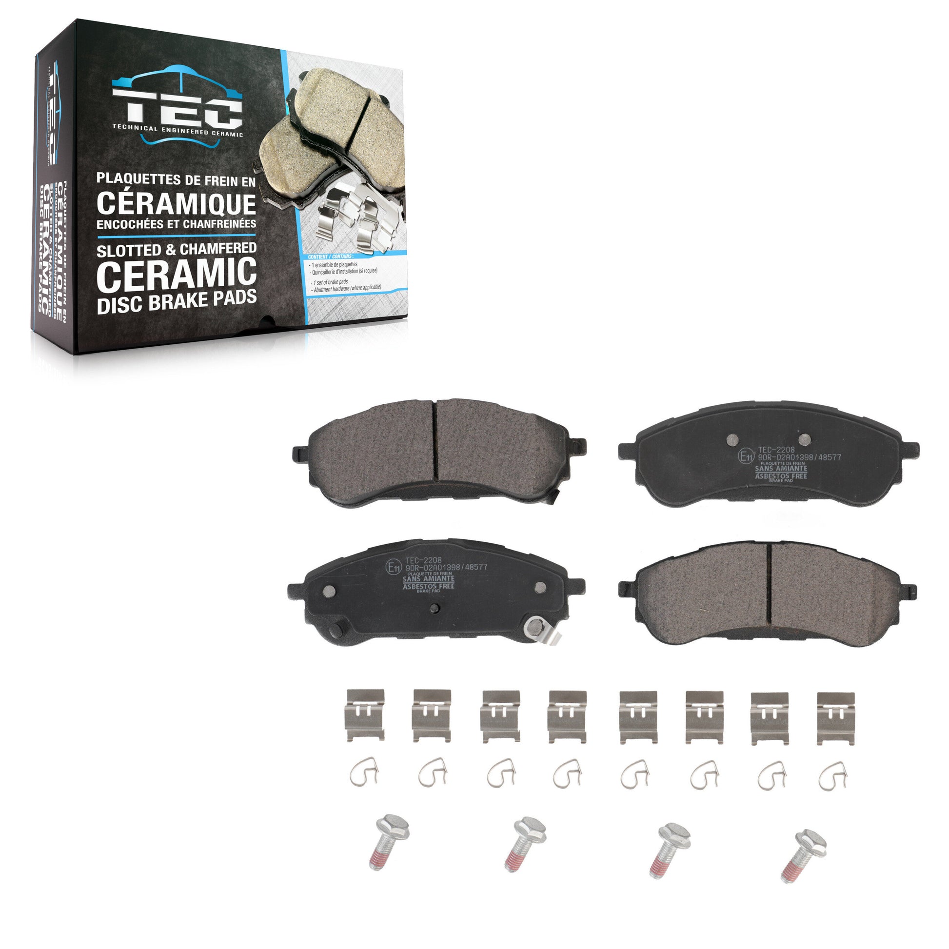 TEC TEC-2208 Disc Brake Pad for 2019-2023 Ford Ranger - Rear
