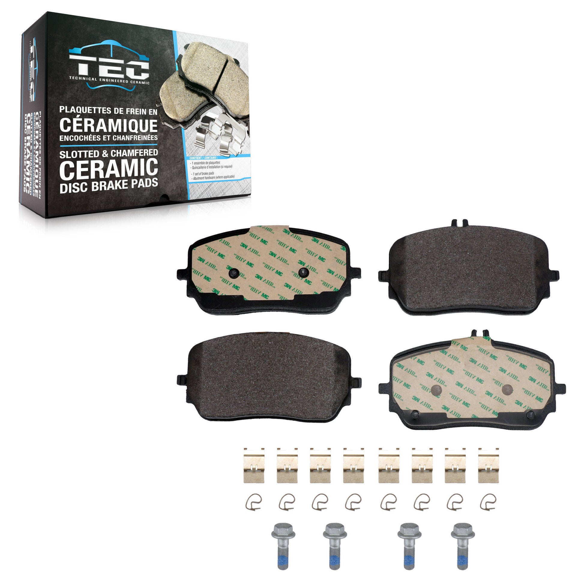 TEC TEC-2237 Disc Brake Pad for 2020-2023 Mercedes-Benz Maybach GLS600, Mercedes-Benz GLE450, Mercedes-Benz GLE53 AMG - Front