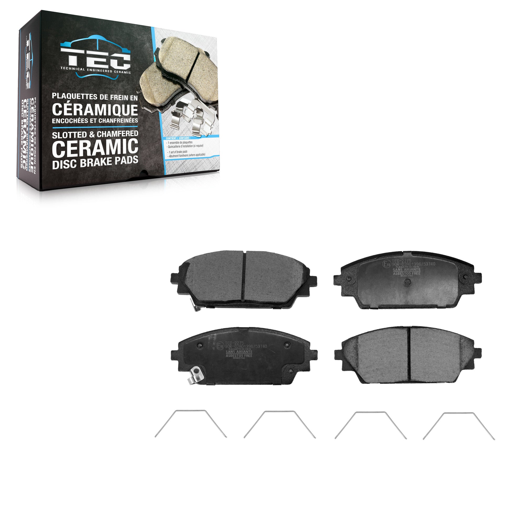 TEC TEC-2275 Disc Brake Pad for 2020-2025 Mazda CX-30 - Front