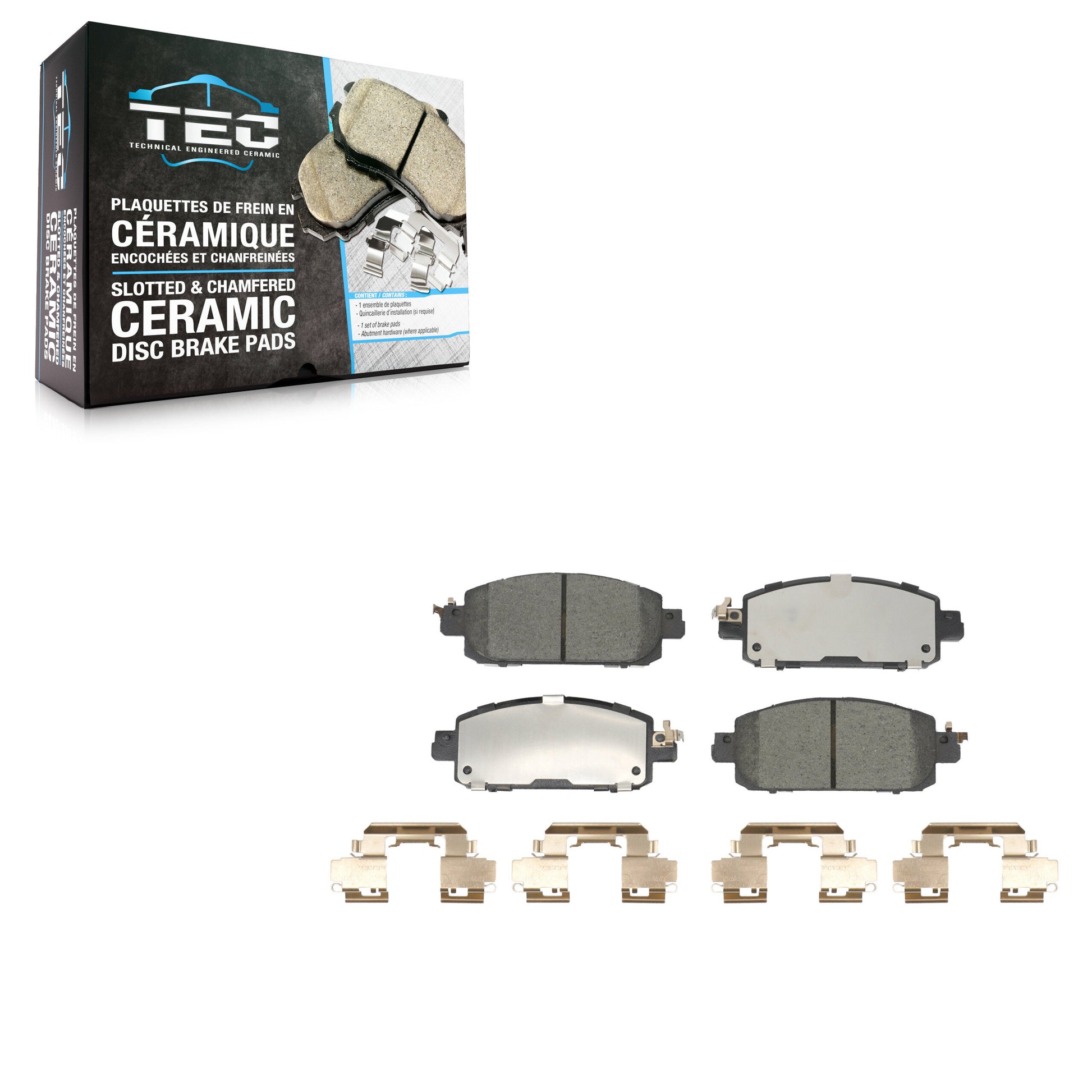 TEC TEC-2310 Disc Brake Pad for 2020-2024 Nissan Kicks, Nissan Sentra - Front