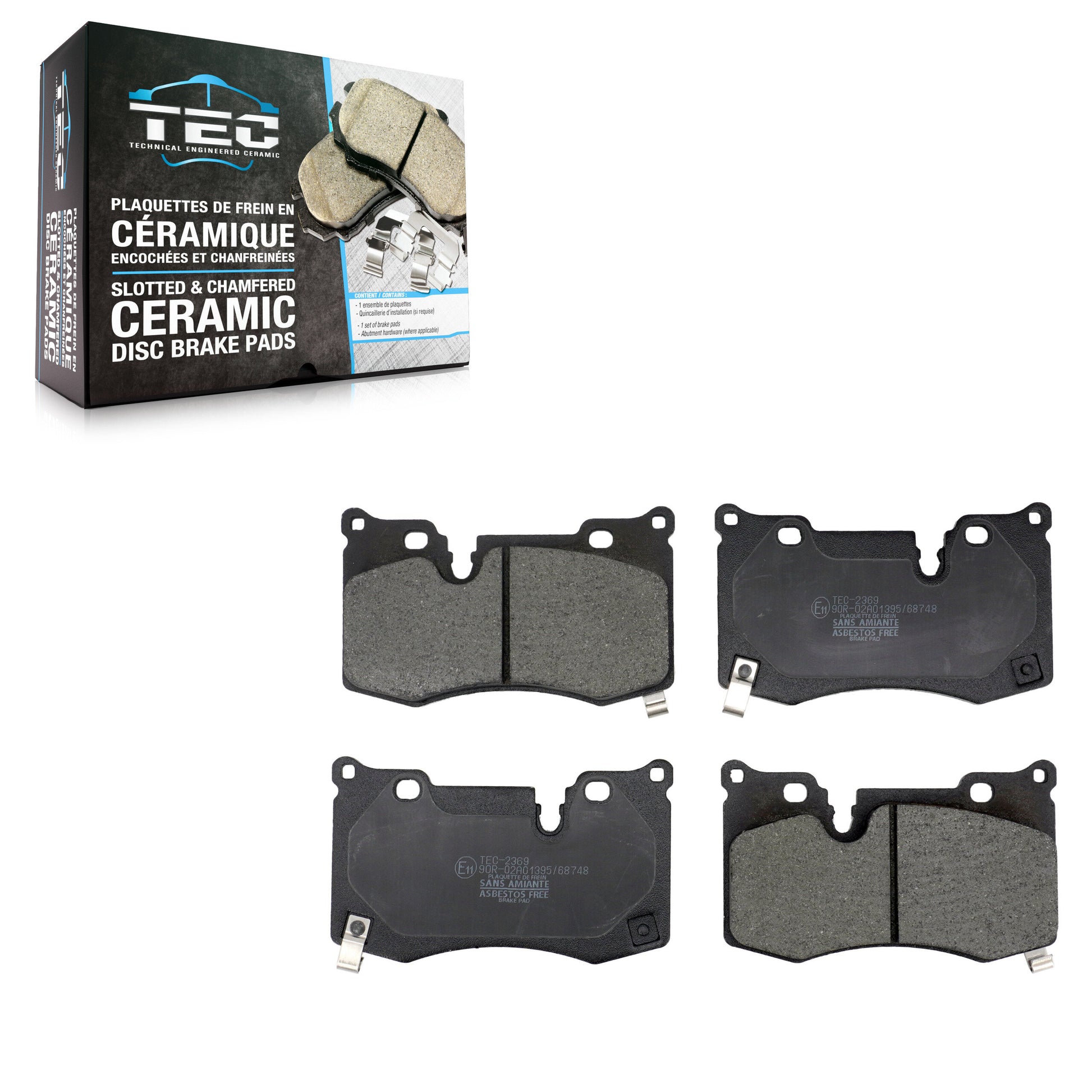 TEC TEC-2369 Disc Brake Pad for 2020-2025 Chevrolet Corvette - Rear