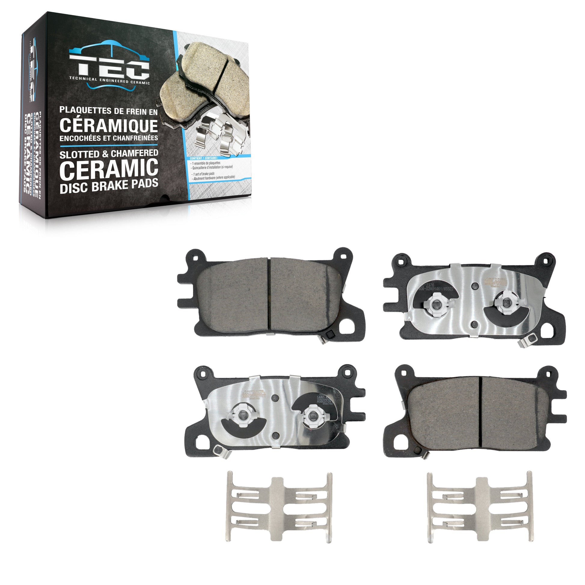 TEC TEC-2376 Disc Brake Pad for 2021-2024 Genesis G90, Genesis GV70, Genesis G80 - Front