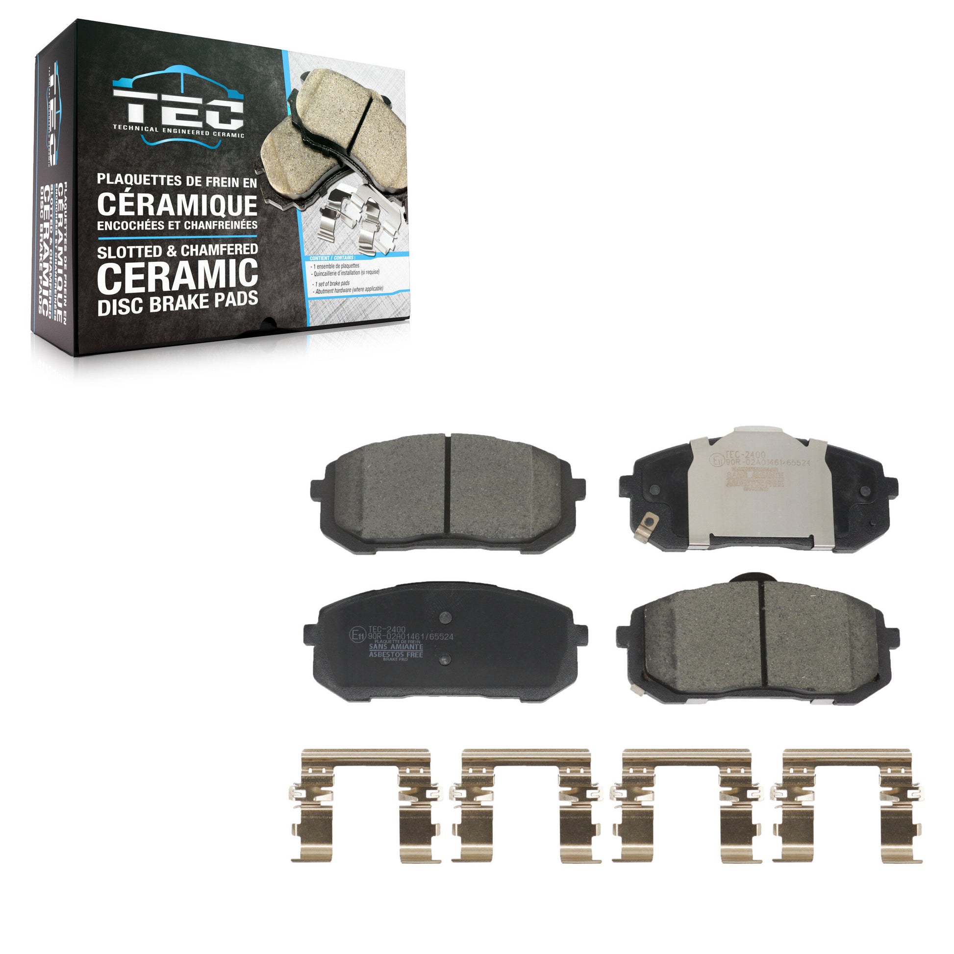 TEC TEC-2400 Disc Brake Pad for 2021-2024 Hyundai Elantra - Front
