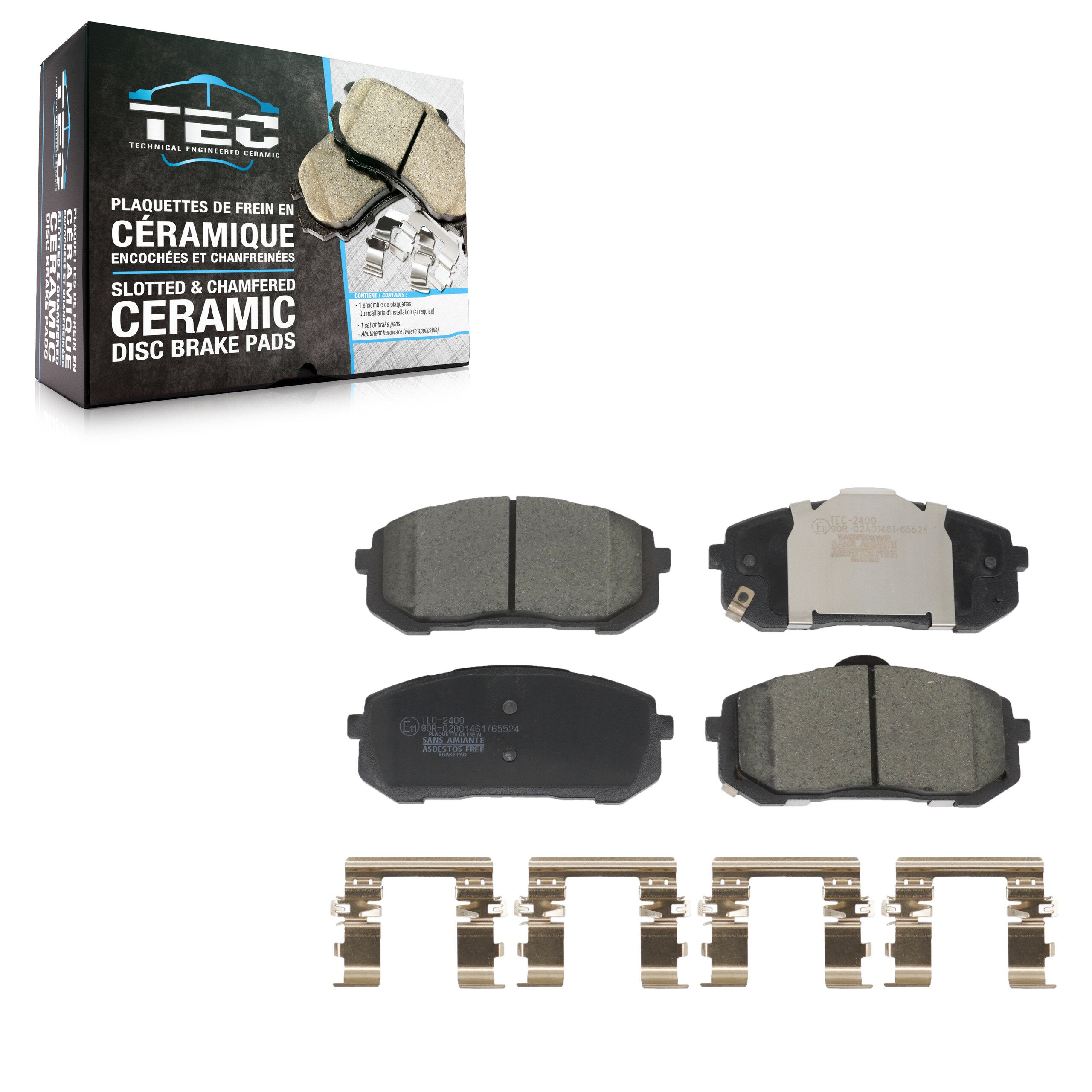 TEC TEC-2400 Disc Brake Pad for 2021-2024 Hyundai Elantra - Front