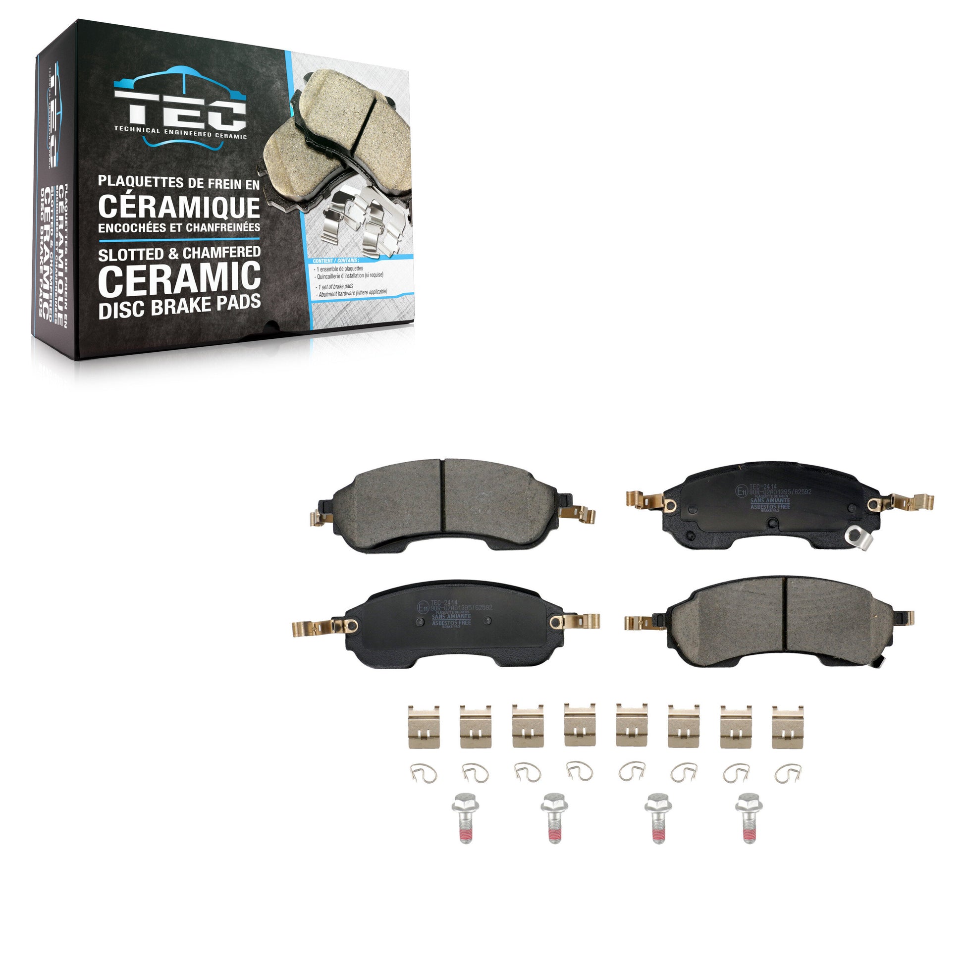 TEC TEC-2414 Disc Brake Pad for 2021-2023 Ford Bronco - Rear