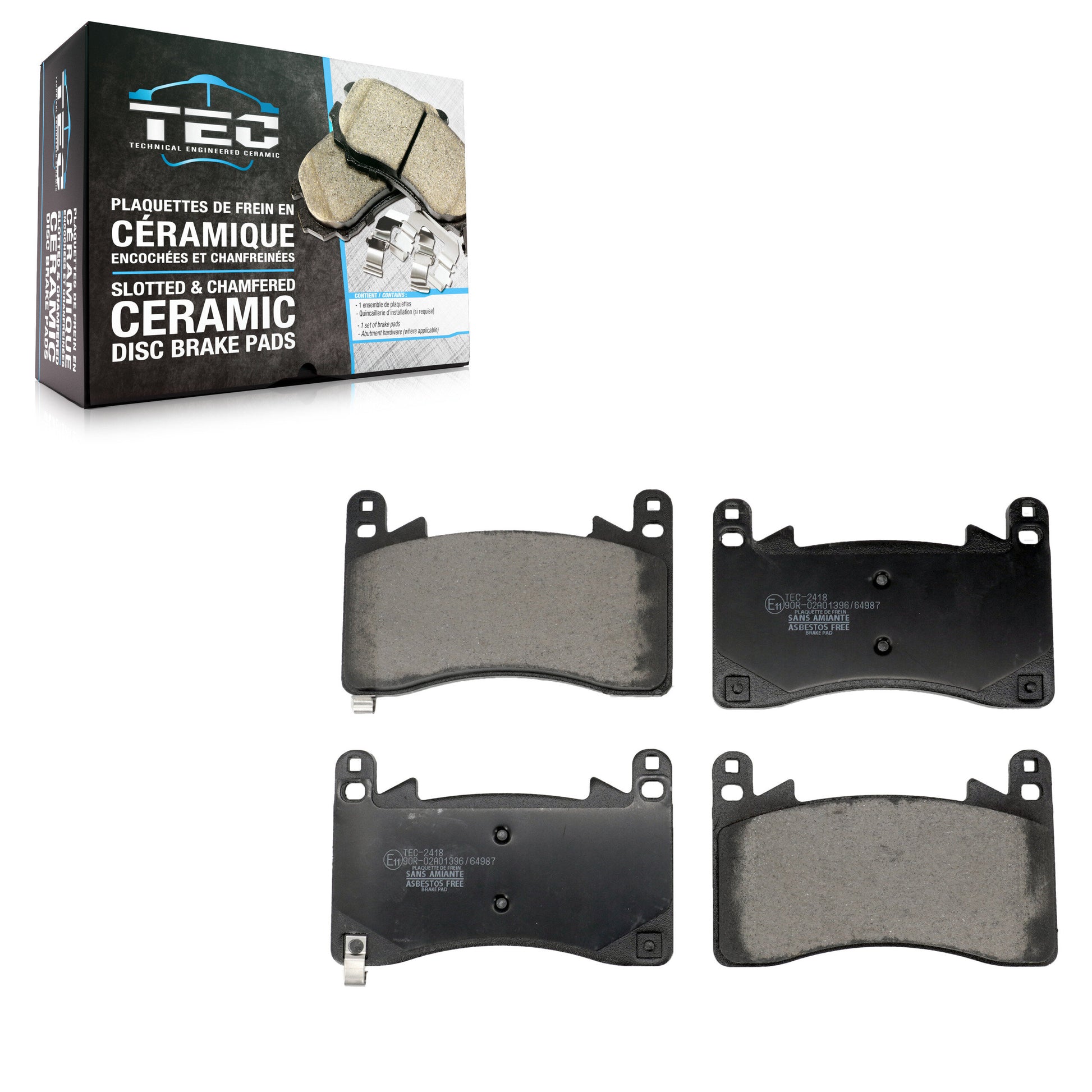 TEC TEC-2418 Disc Brake Pad for 2021-2025 Acura MDX, Acura TLX - Front