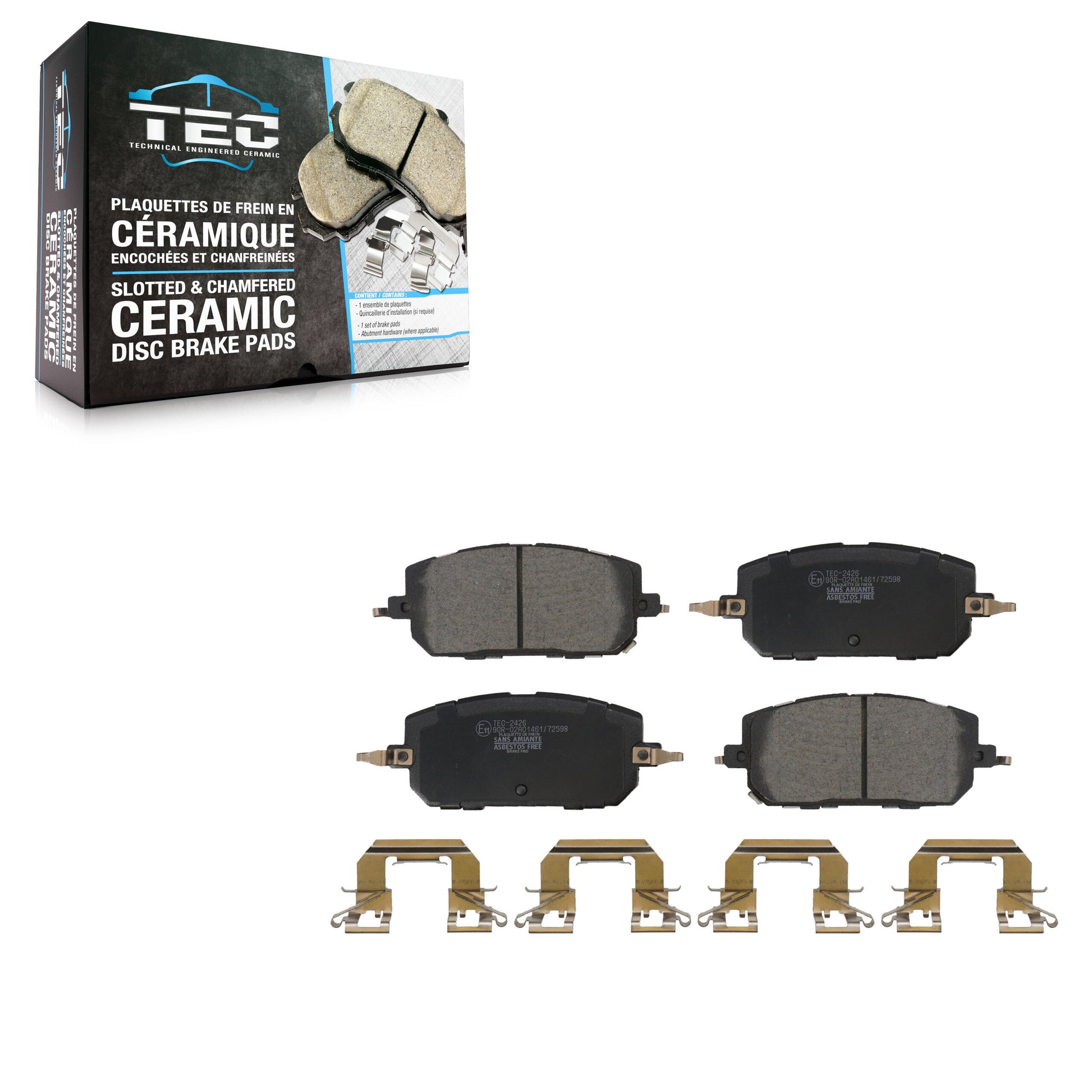 TEC TEC-2426 Disc Brake Pad for 2022-2024 Mazda CX-50, Mazda MX-30 EV - Front