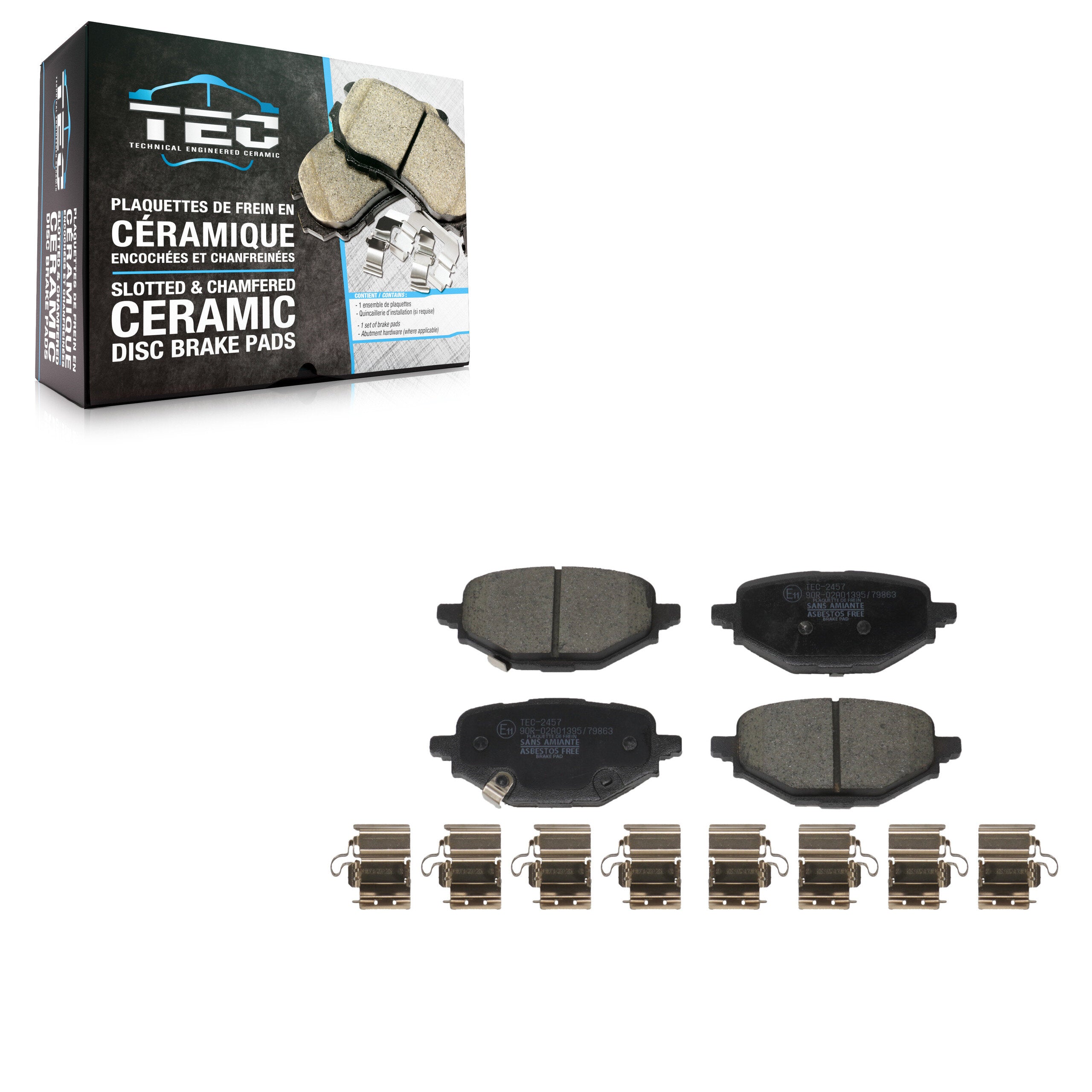 TEC TEC-2457 Disc Brake Pad for 2023-2024 Mazda CX-50 - Rear