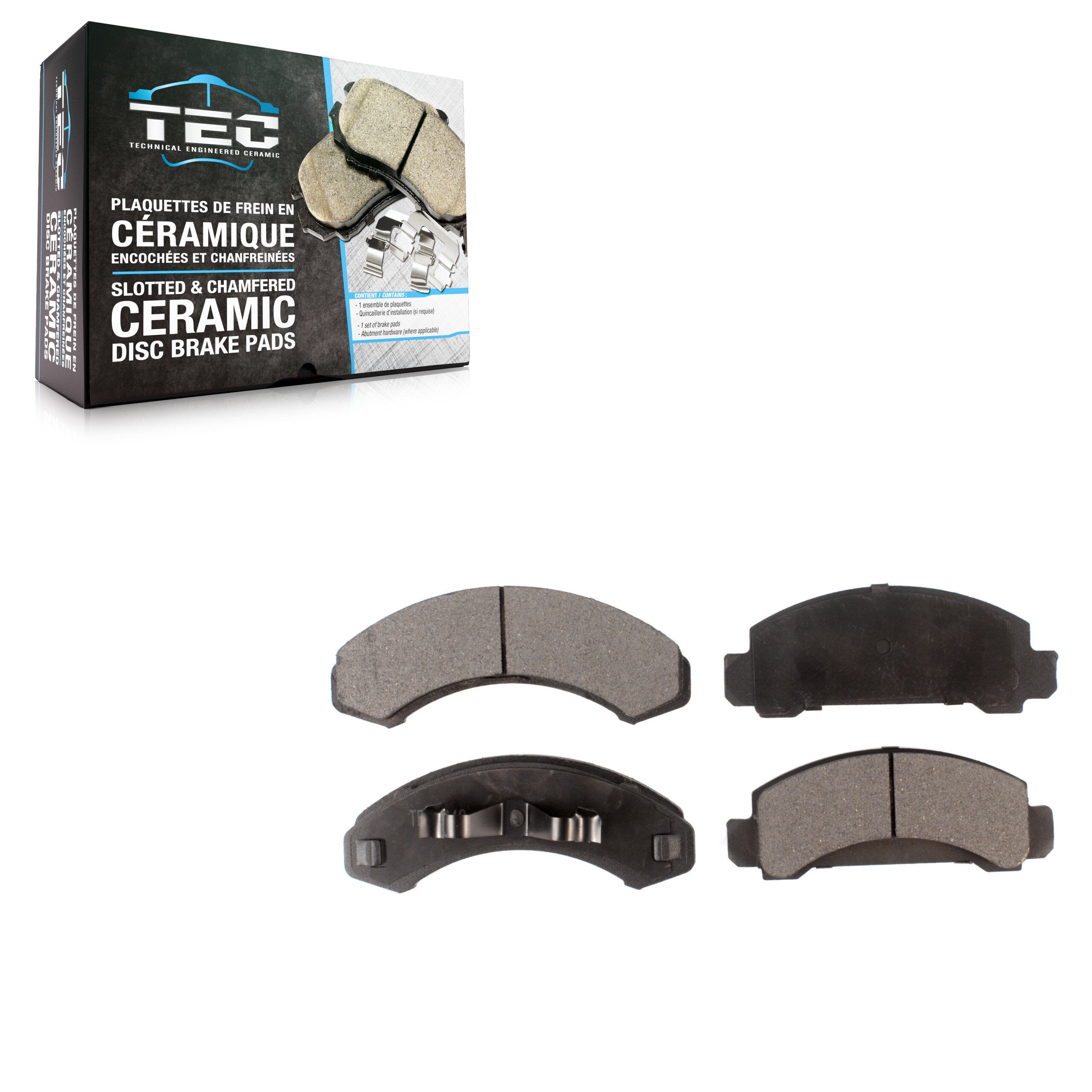 TEC TEC-249 Disc Brake Pad for 1983-1997 Mazda B2300, Mazda B3000, Mazda B4000 - Front