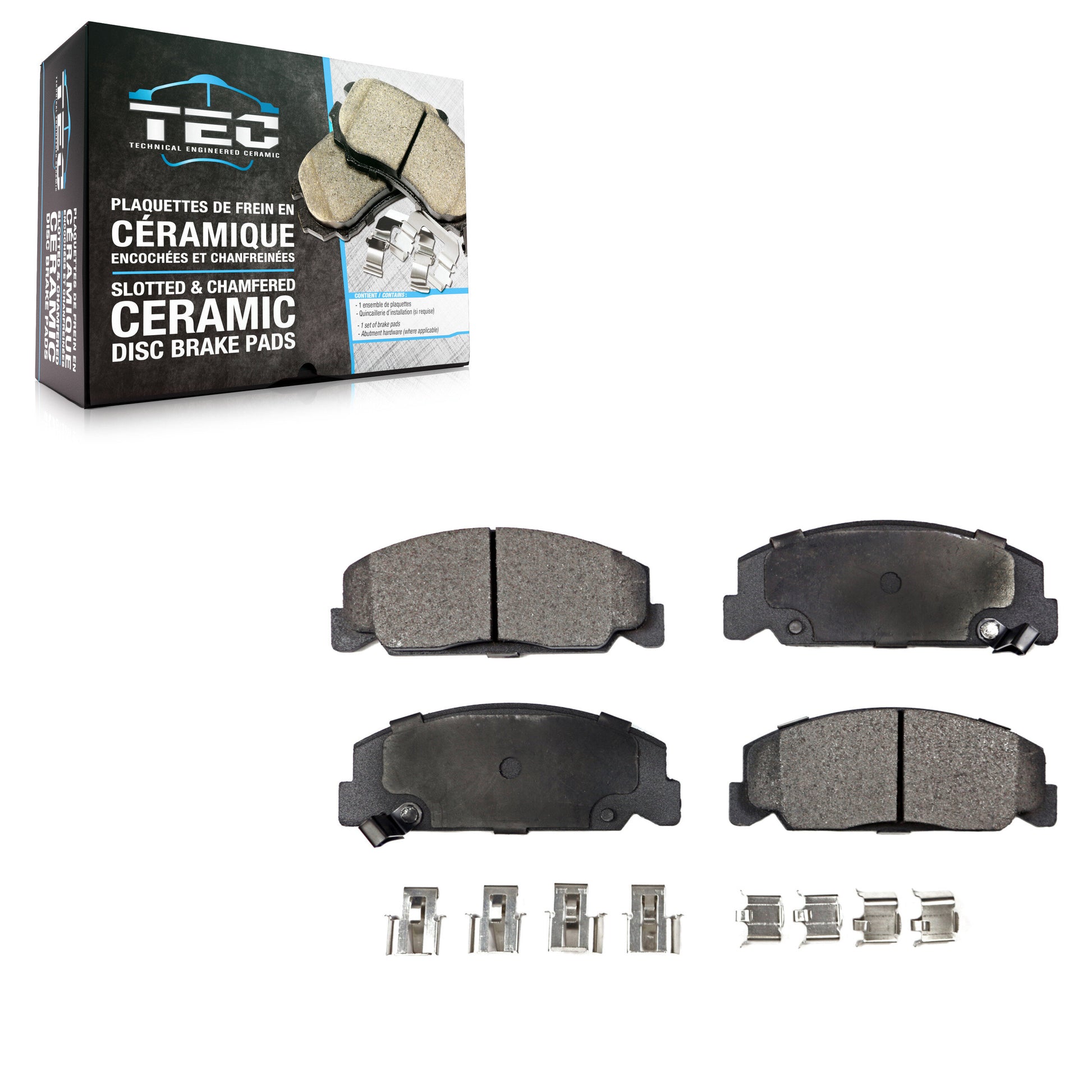 TEC TEC-273 Disc Brake Pad for 1984-2000 Honda Civic, Honda Civic del Sol, Honda CRX - Front