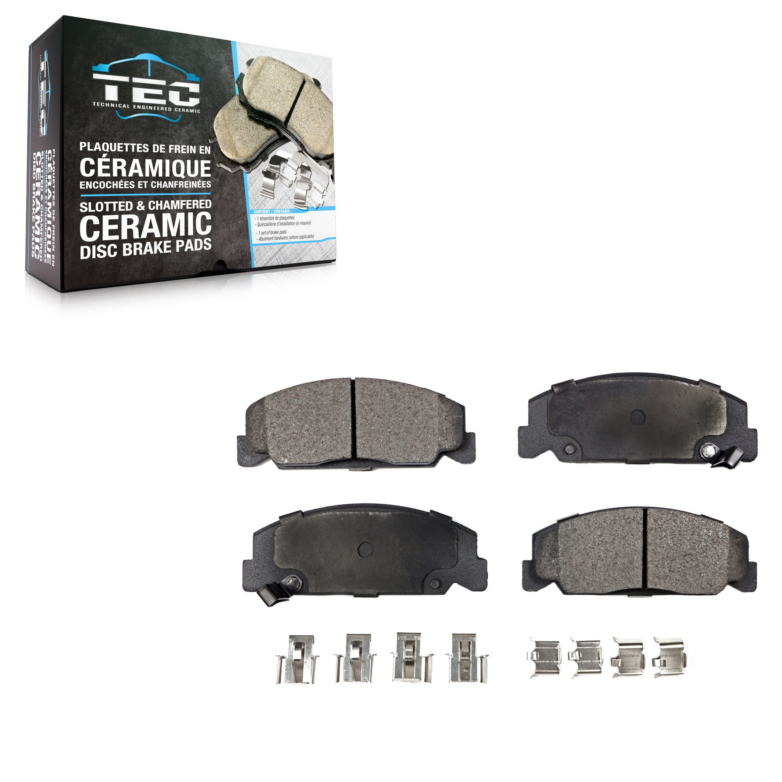 TEC TEC-273 Disc Brake Pad for 1984-2000 Honda Civic, Honda Civic del Sol, Honda CRX - Front