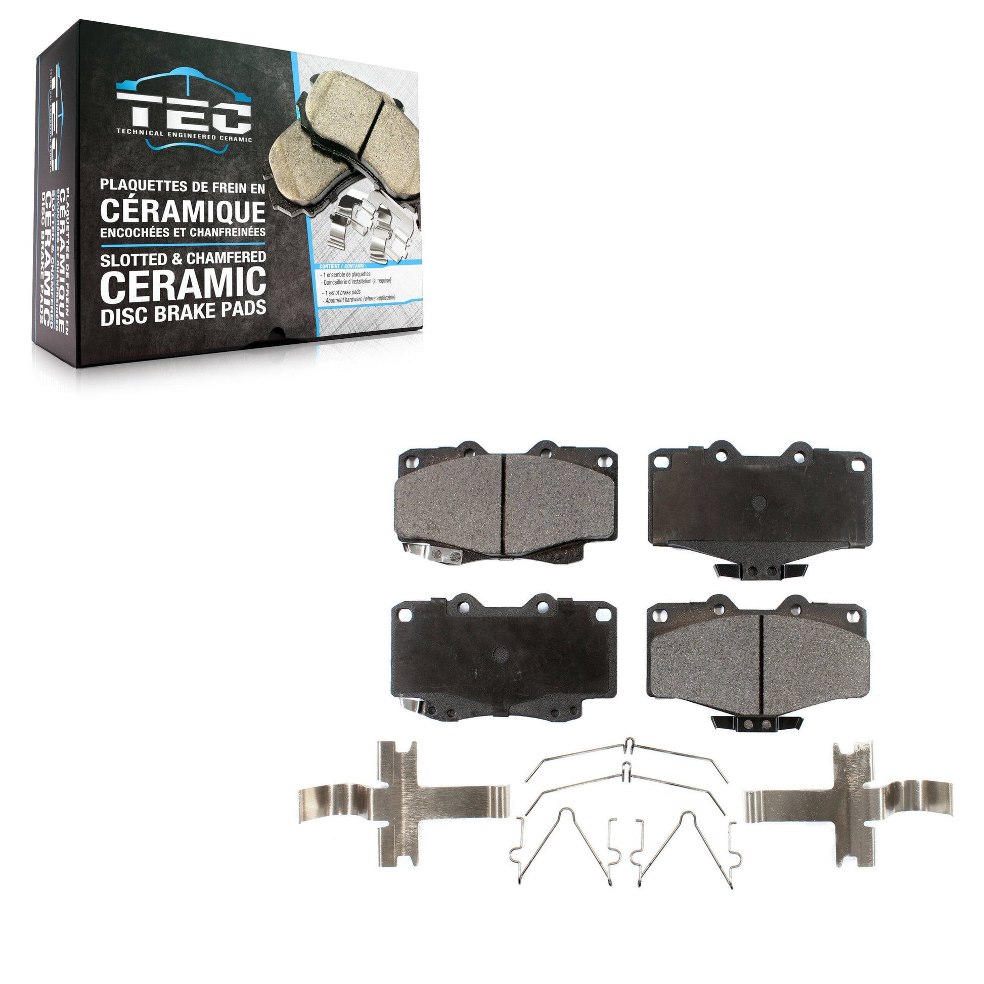 TEC TEC-436A Disc Brake Pad for 1989-2002 Toyota Tacoma, Toyota 4Runner, Toyota Pickup - Front