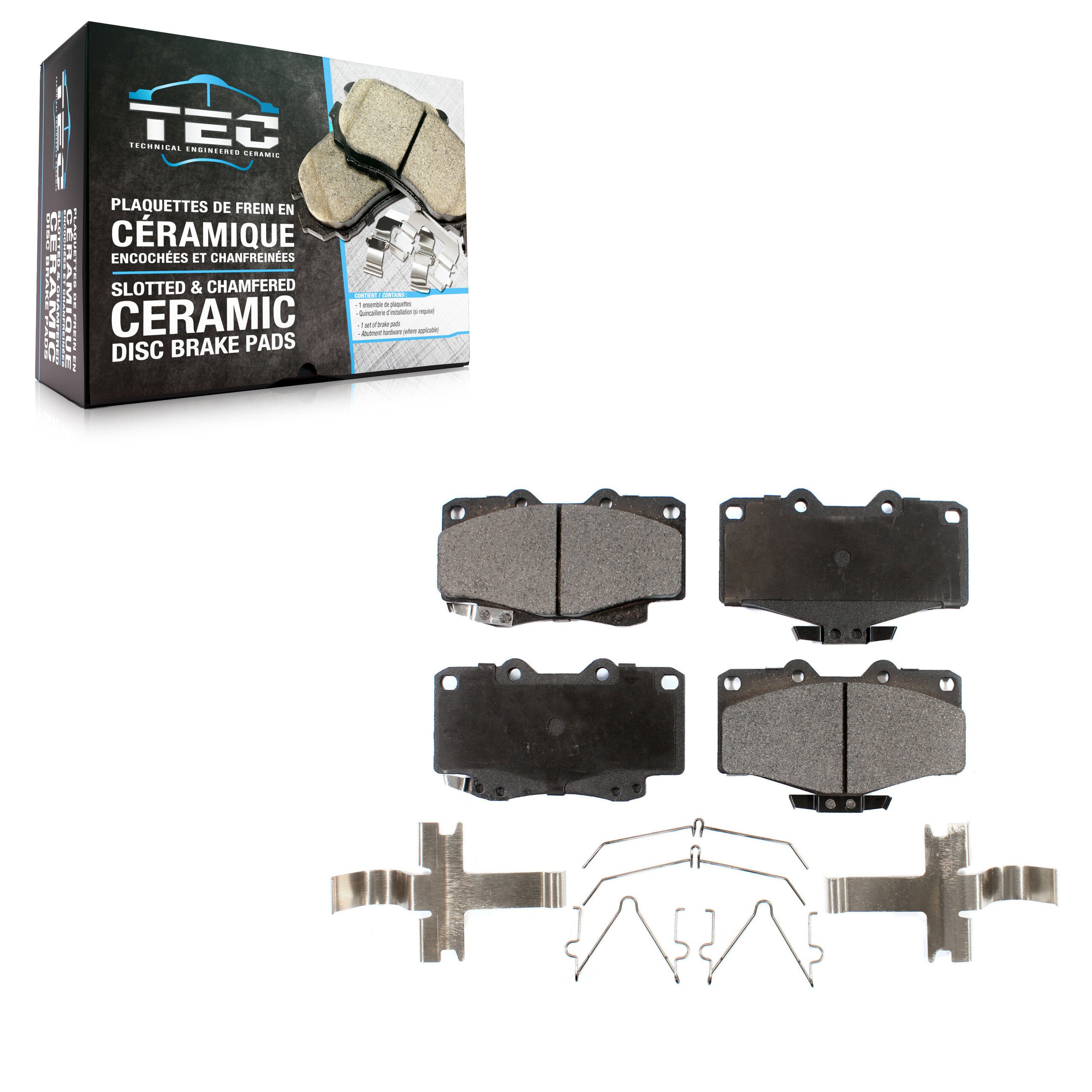 TEC TEC-436A Disc Brake Pad for 1989-2002 Toyota Tacoma, Toyota 4Runner, Toyota Pickup - Front