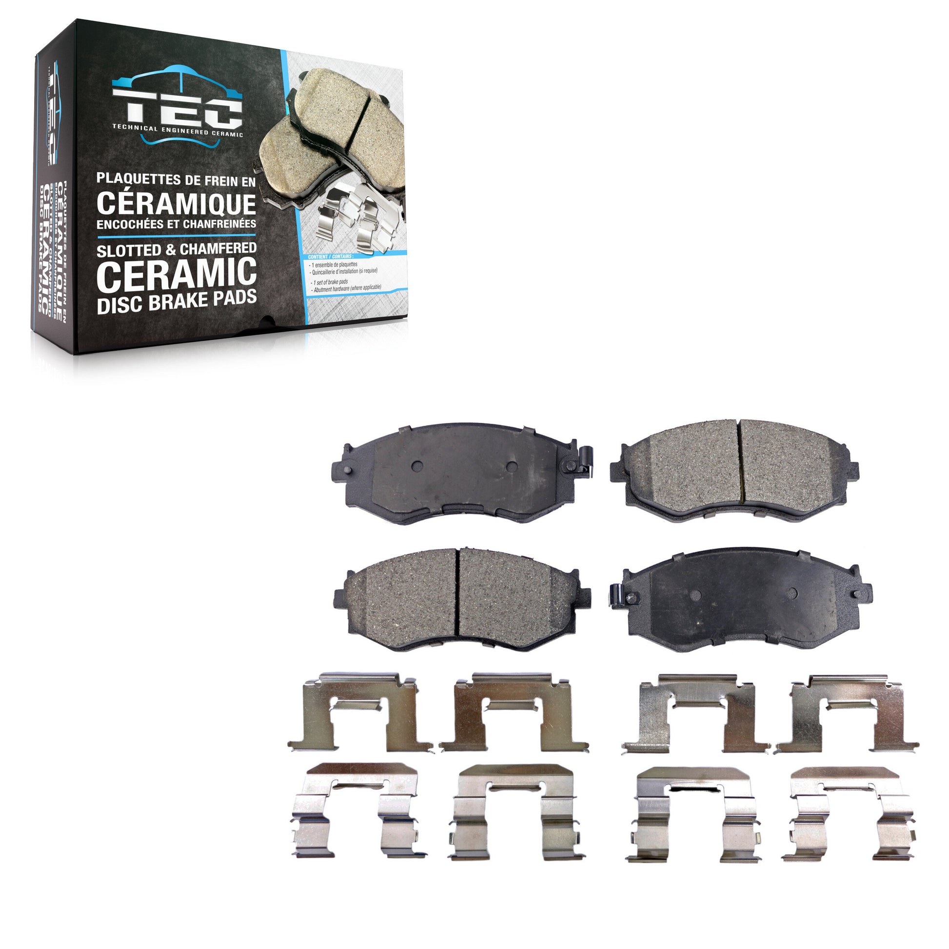 TEC TEC-462 Disc Brake Pad for 1989-2006 Nissan Sentra, Nissan 240SX, INFINITI G20 - Front