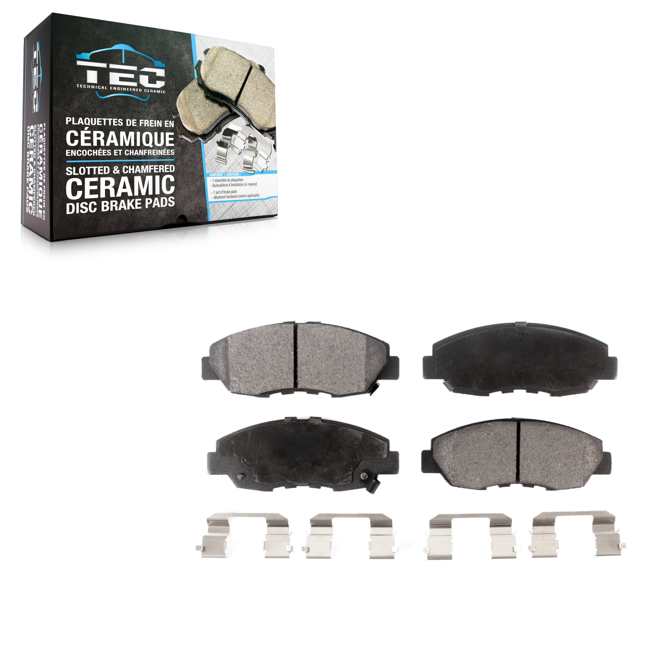 TEC TEC-465 Disc Brake Pad for 1990-2002 Acura CL, Honda Accord - Front