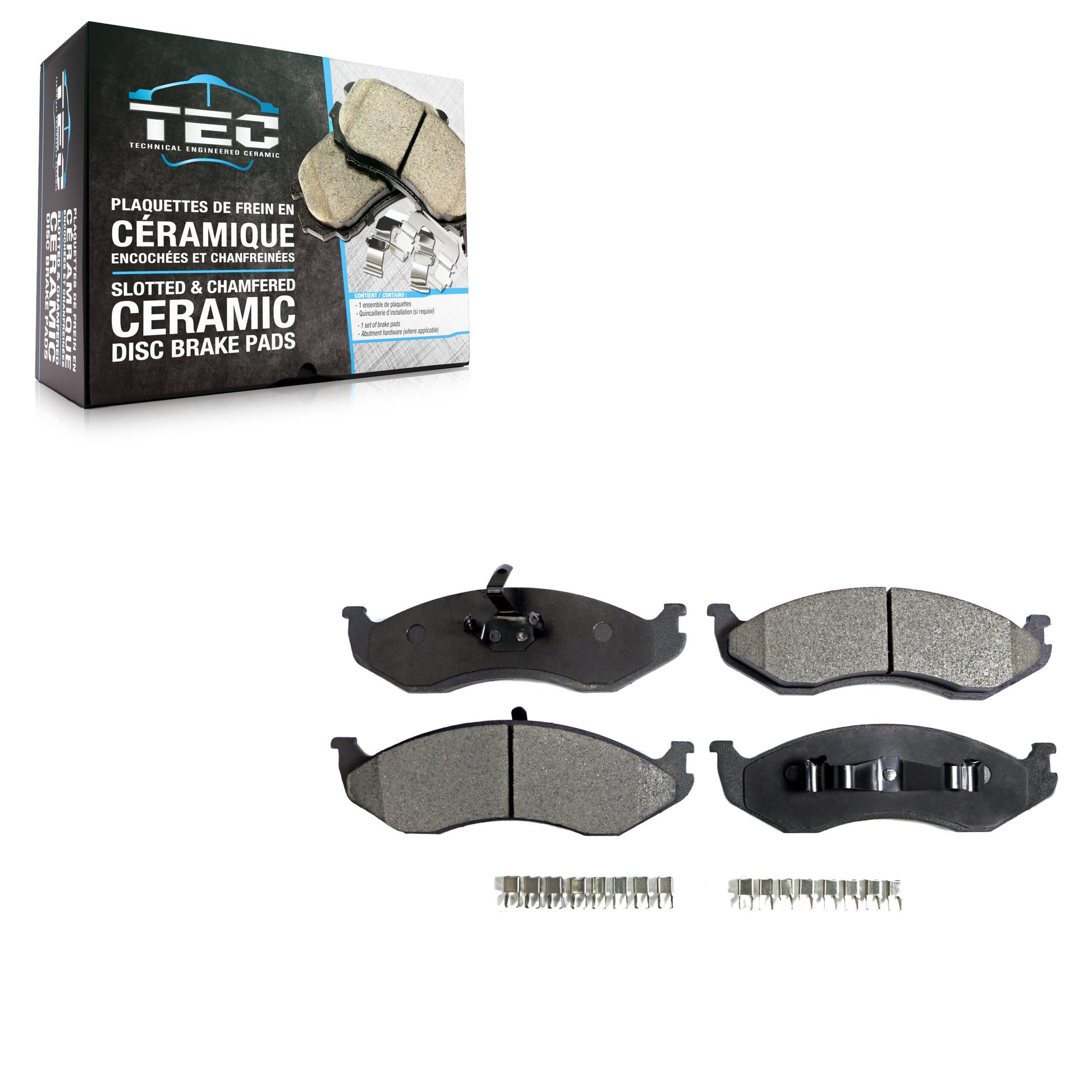 TEC TEC-477 Disc Brake Pad for 1990-2006 Jeep Cherokee, Jeep TJ, Jeep Wrangler - Front