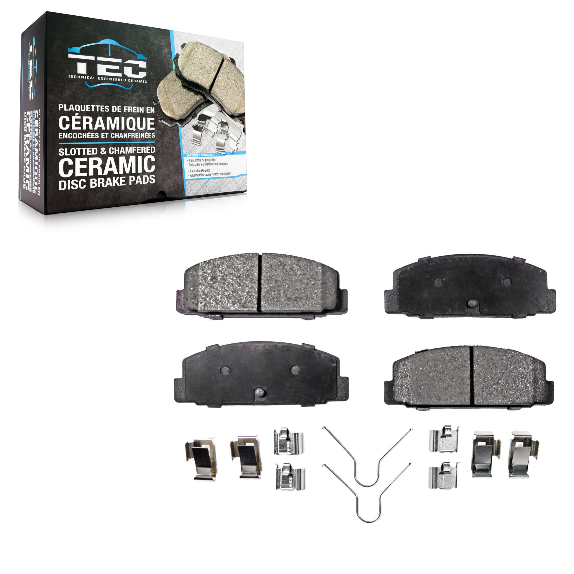 TEC TEC-482 Disc Brake Pad for 1984-2005 Mazda 6, Mazda Protege, Mazda RX-7 - Rear