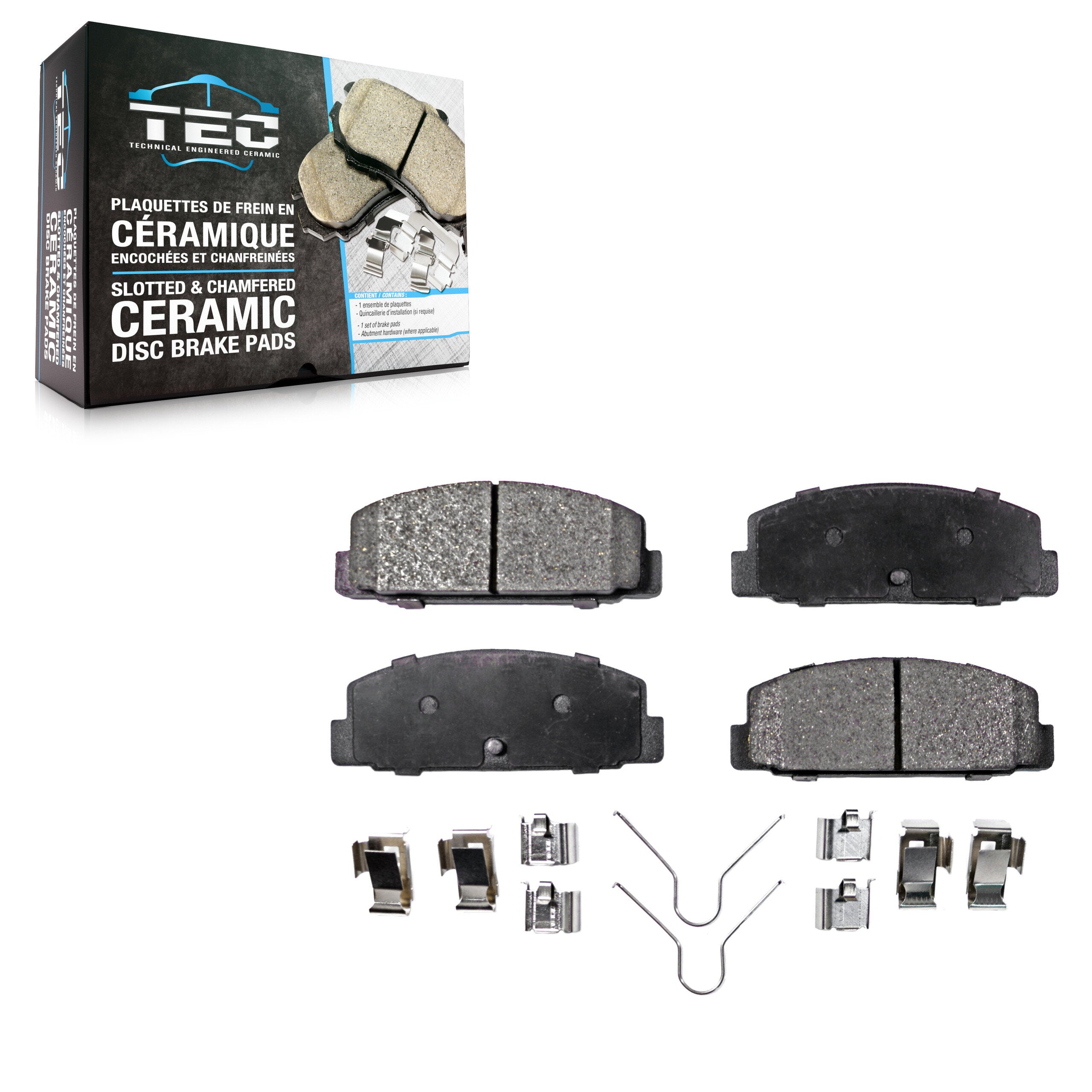 TEC TEC-482 Disc Brake Pad for 1984-2005 Mazda 6, Mazda Protege, Mazda RX-7 - Rear