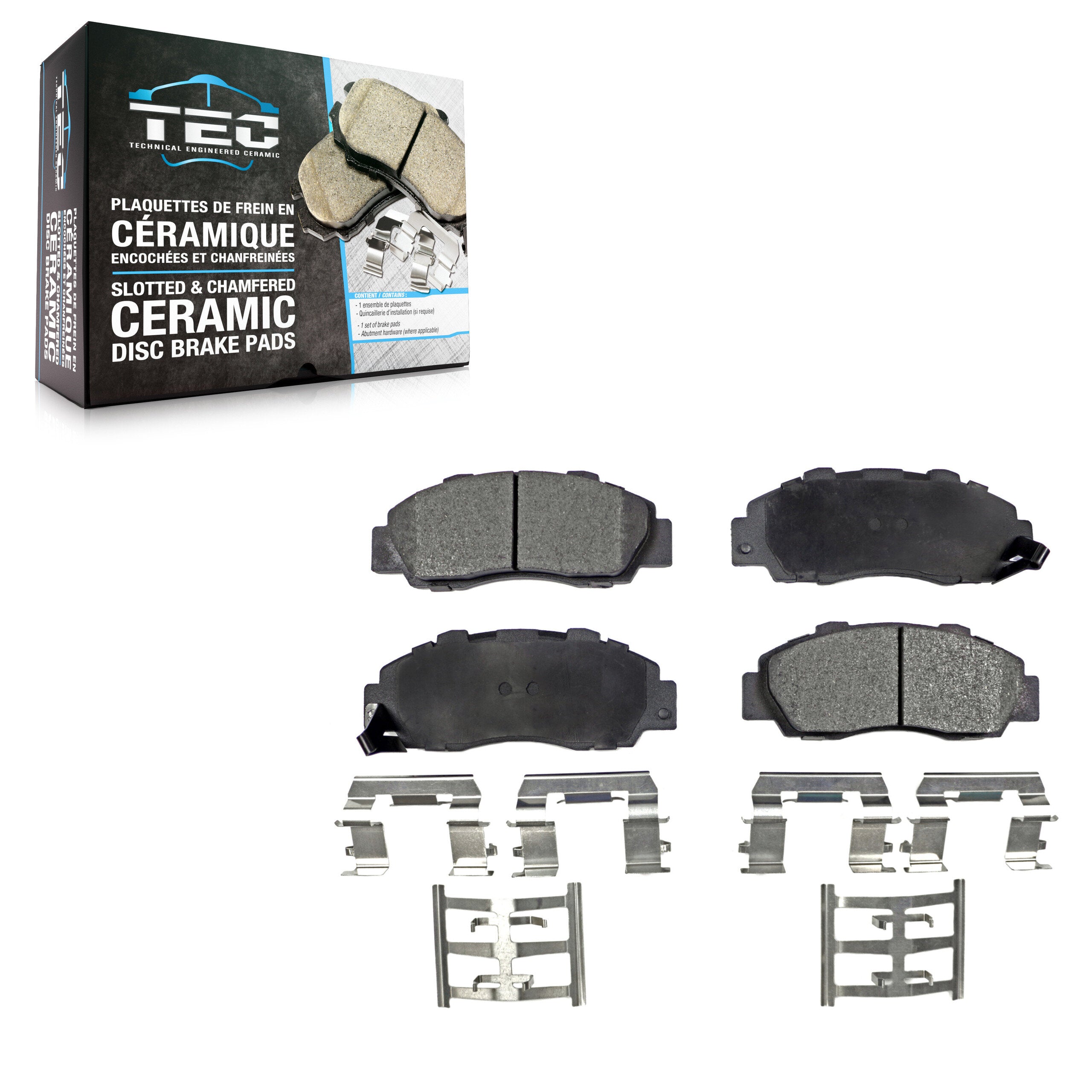 TEC TEC-503 Disc Brake Pad for 1991-2005 Honda Accord, Acura CL, Acura Integra - Front