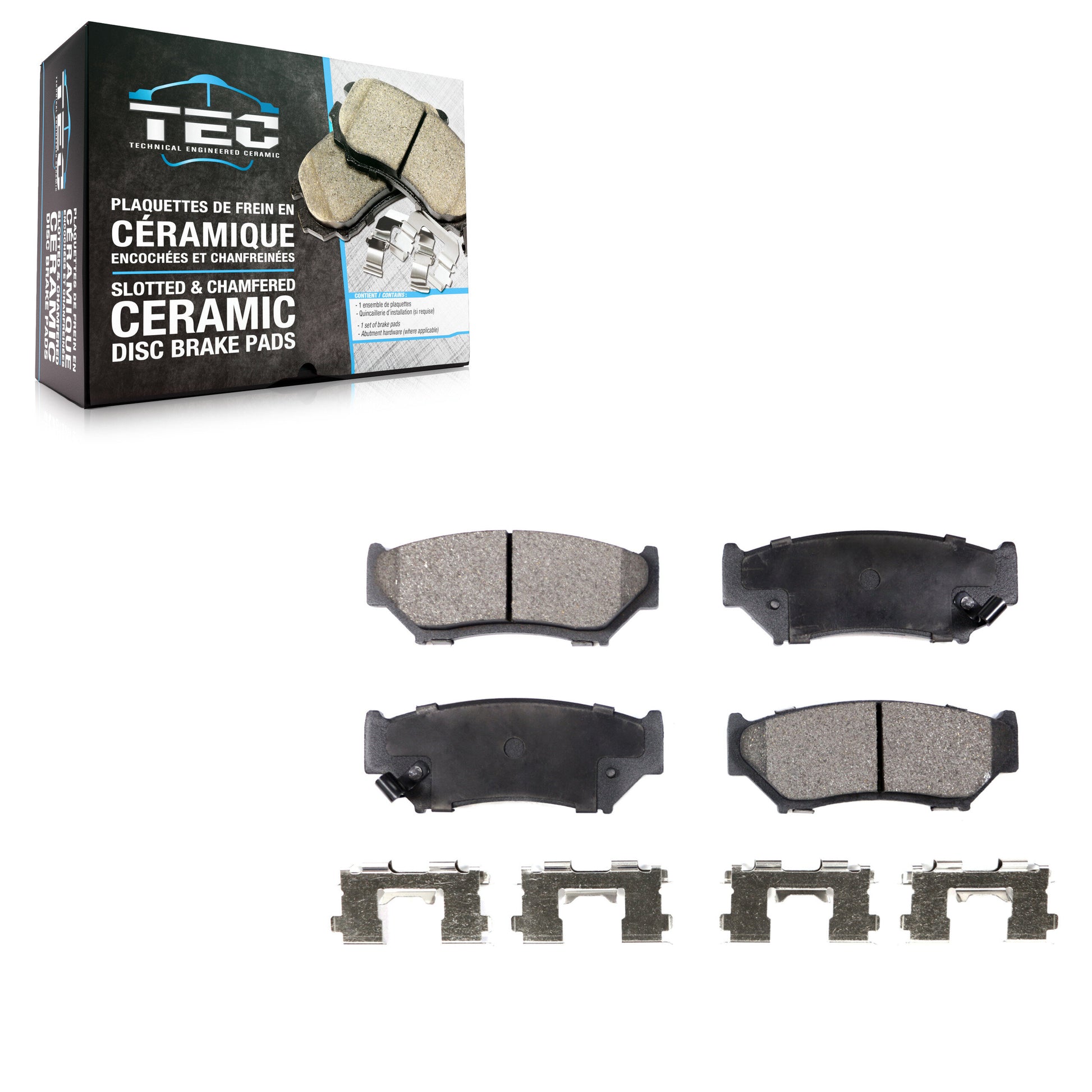 TEC TEC-556 Disc Brake Pad for 1991-2004 Chevrolet Tracker, Suzuki Vitara, Geo Tracker - Front