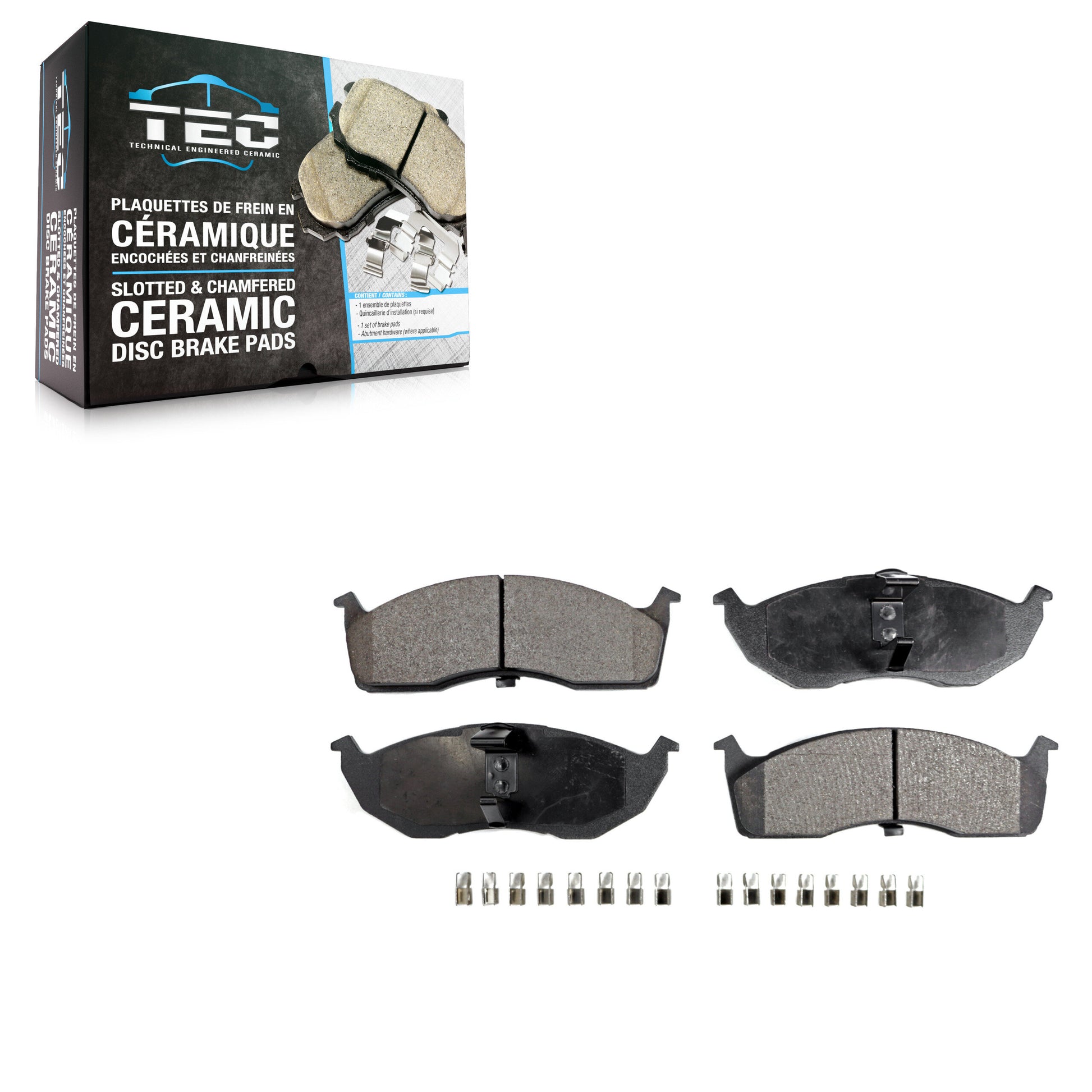 TEC TEC-591 Disc Brake Pad for 1993-2004 Chrysler Prowler, Chrysler Grand Voyager, Chrysler Voyager - Front