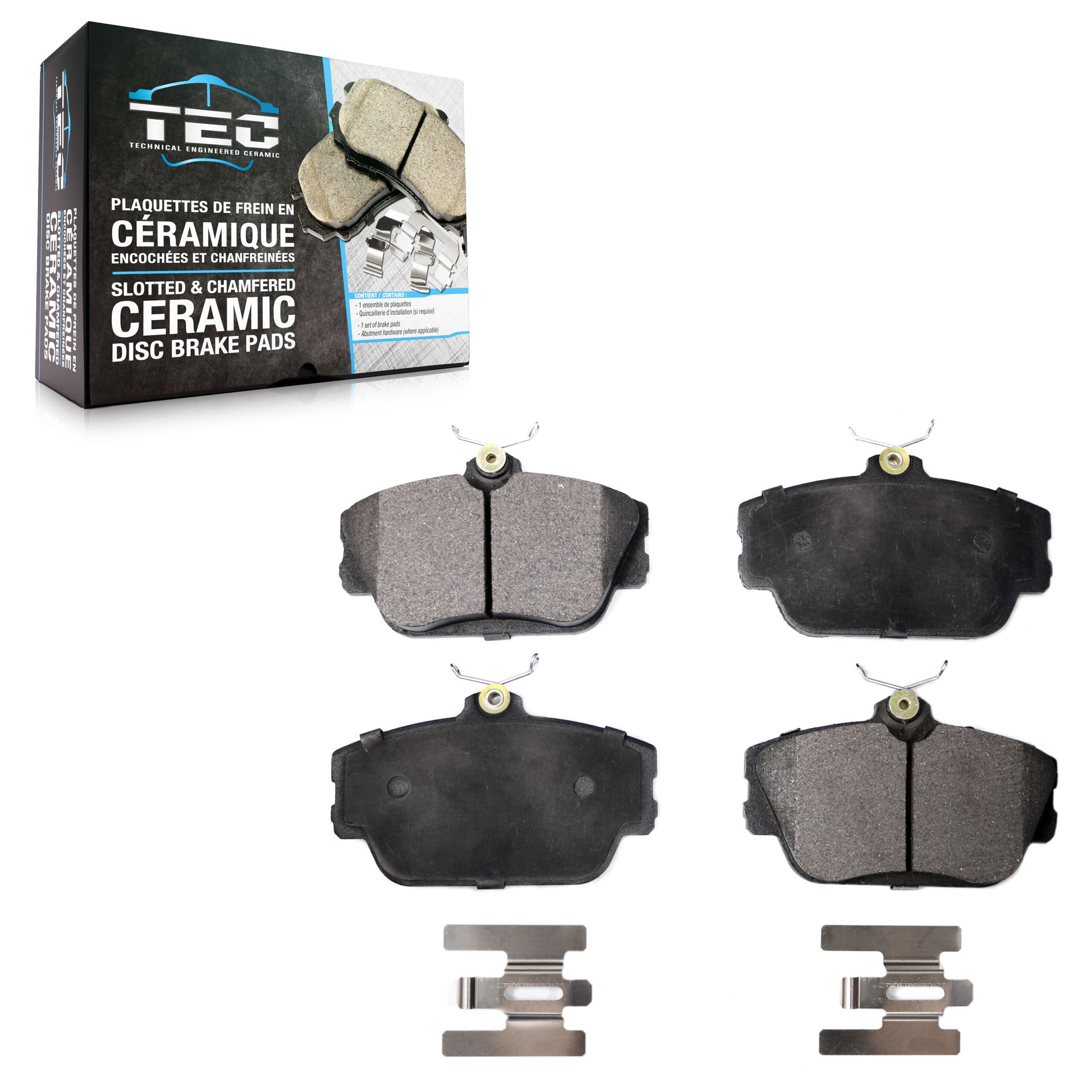 TEC TEC-598 Disc Brake Pad for 1993-2007 Ford Taurus, Mercury Sable, Ford Thunderbird - Front