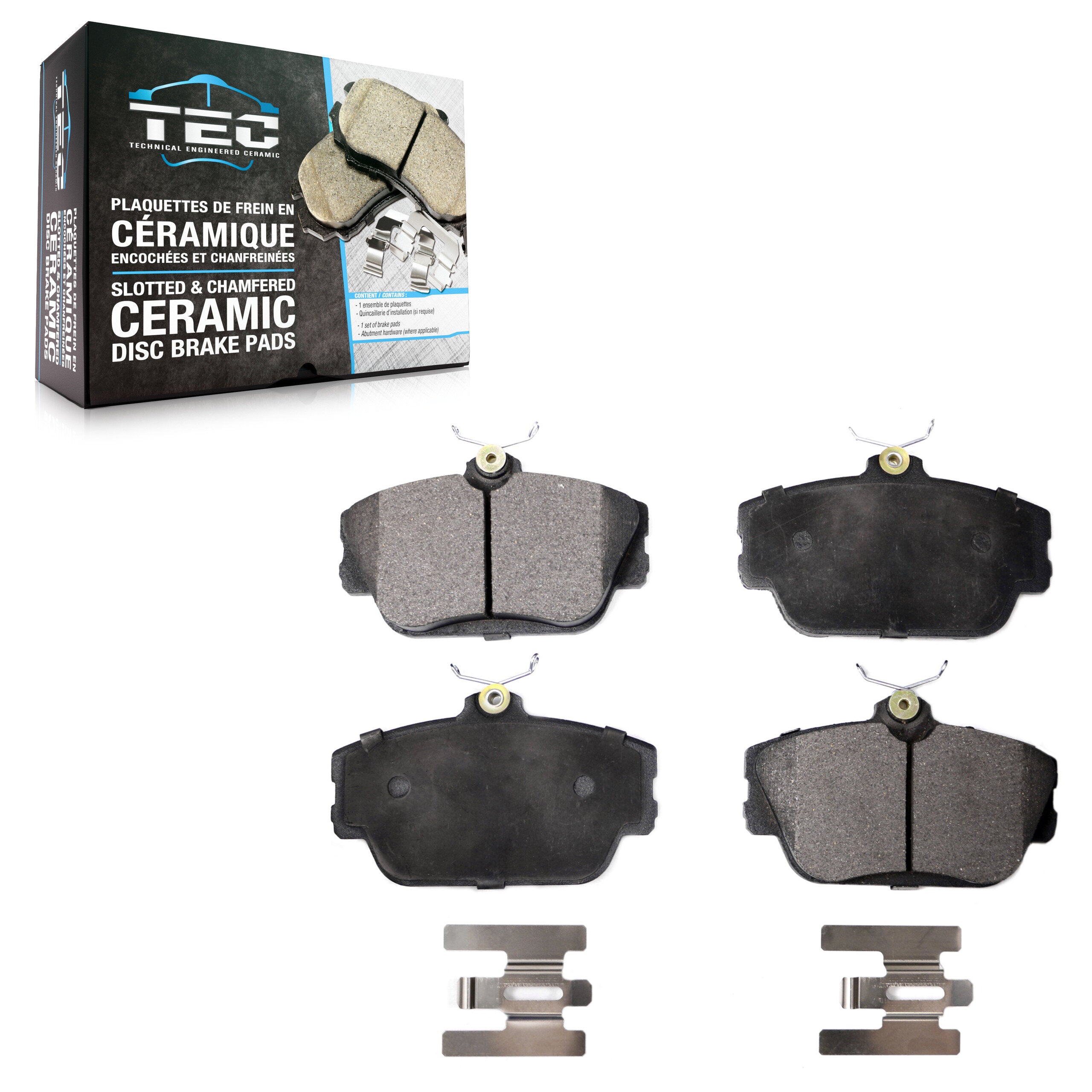 TEC TEC-598 Disc Brake Pad for 1993-2007 Ford Taurus, Mercury Sable, Ford Thunderbird - Front