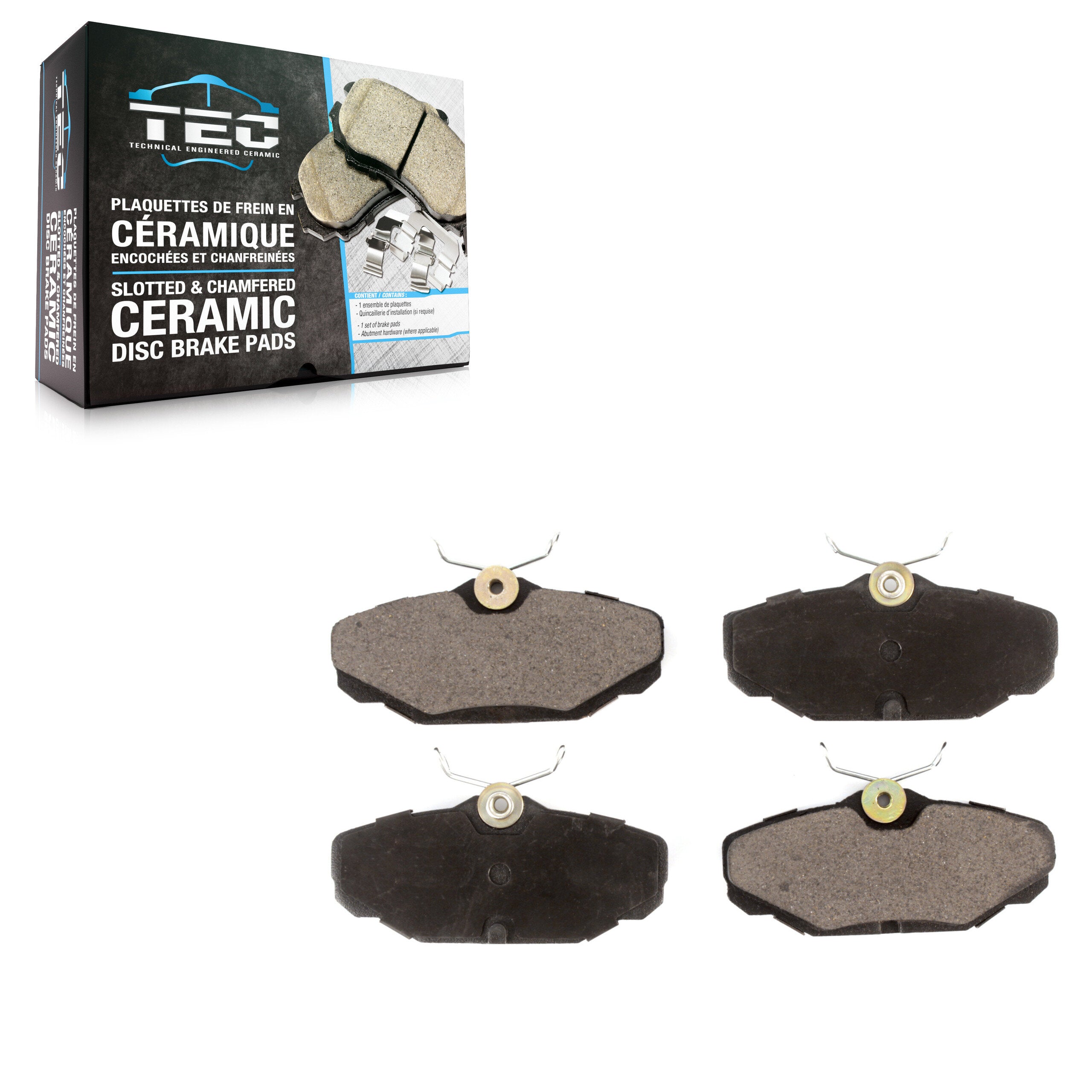 TEC TEC-610 Disc Brake Pad for 1993-2007 Mercury Sable, Ford Taurus, Lincoln Continental - Rear