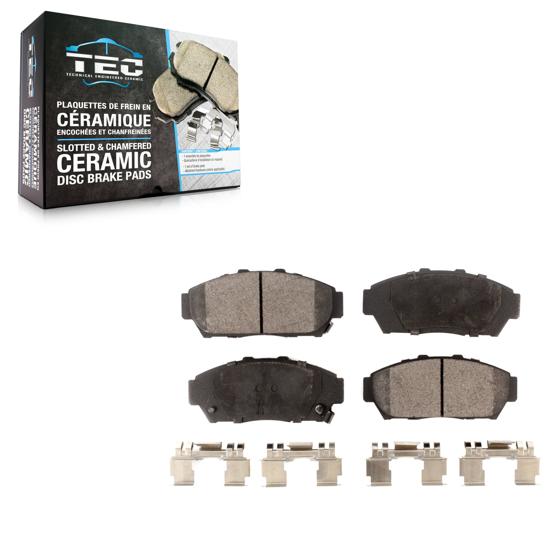 TEC TEC-617 Disc Brake Pad for 1994-2001 Acura Integra, Honda Civic - Front