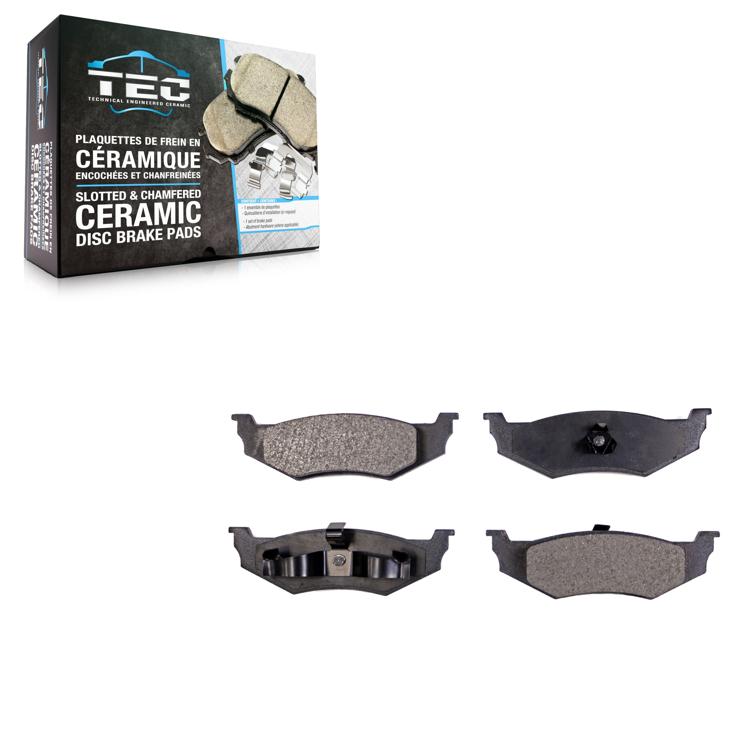 TEC TEC-641 Disc Brake Pad for 1995-2010 Chrysler Sebring, Dodge Stratus, Chrysler PT Cruiser - Rear