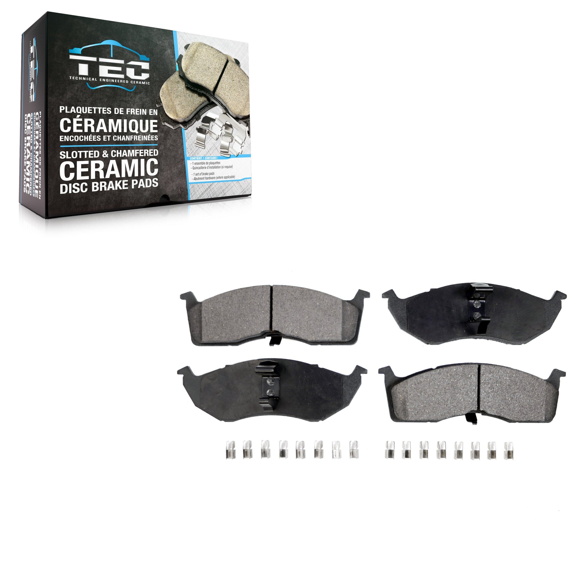 TEC TEC-642 Disc Brake Pad for 1995-2005 Dodge Neon, Dodge SX 2.0, Chrysler Neon - Front