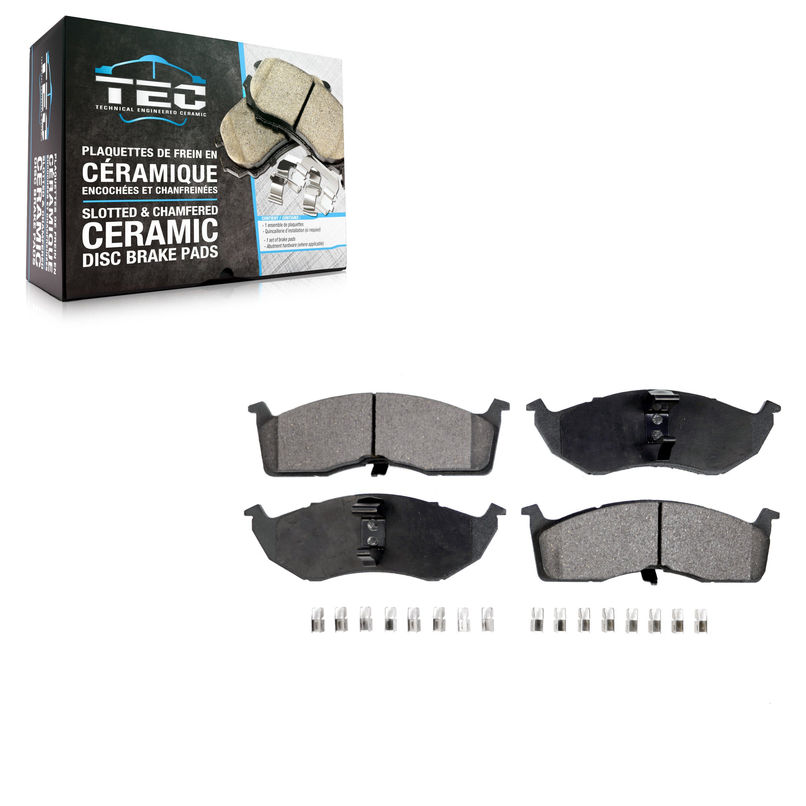 TEC TEC-642 Disc Brake Pad for 1995-2005 Dodge Neon, Dodge SX 2.0, Chrysler Neon - Front